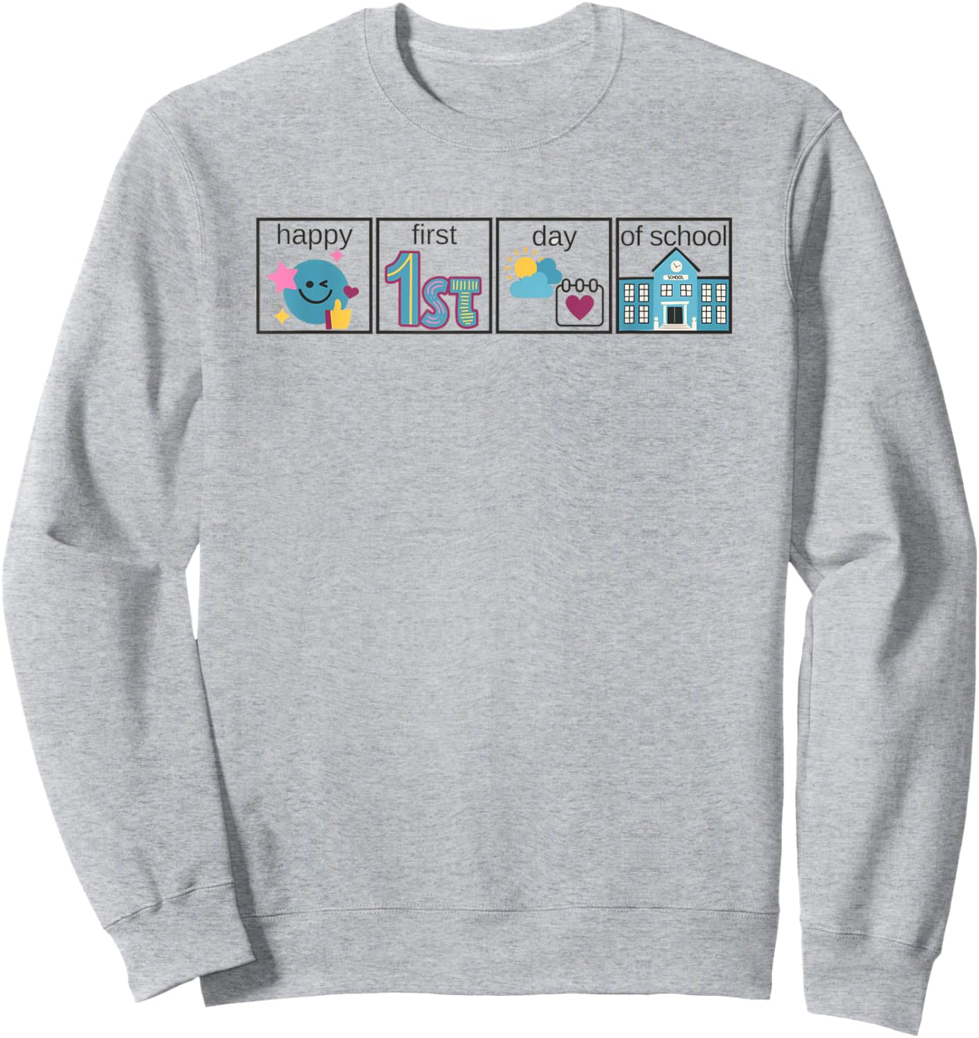 Special Education Teacher Pecs First Then AAC SLP Men Women Girls Kids Sweatshirt - Sweatshirt | Ash