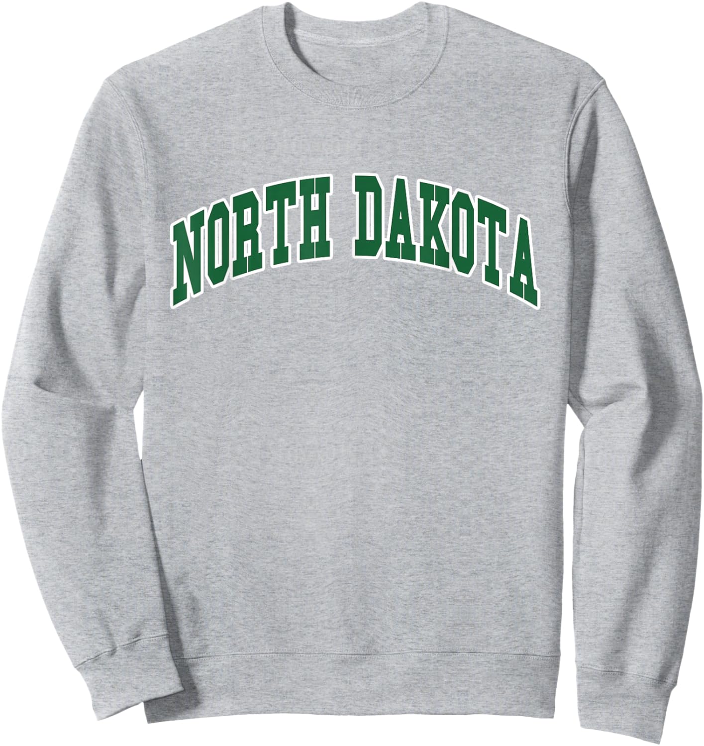North Dakota - Throwback Design - Classic Sweatshirt - Sweatshirt | Ash