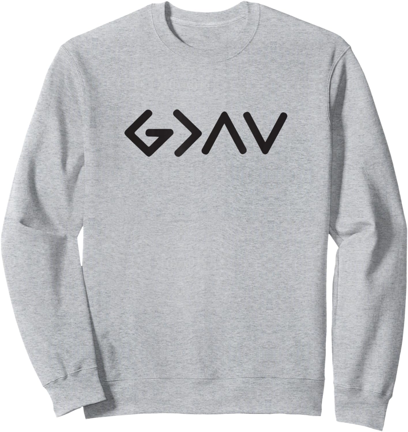 God is Faithful More Than Highs and Lows Christian Men Women Sweatshirt - Sweatshirt | Ash