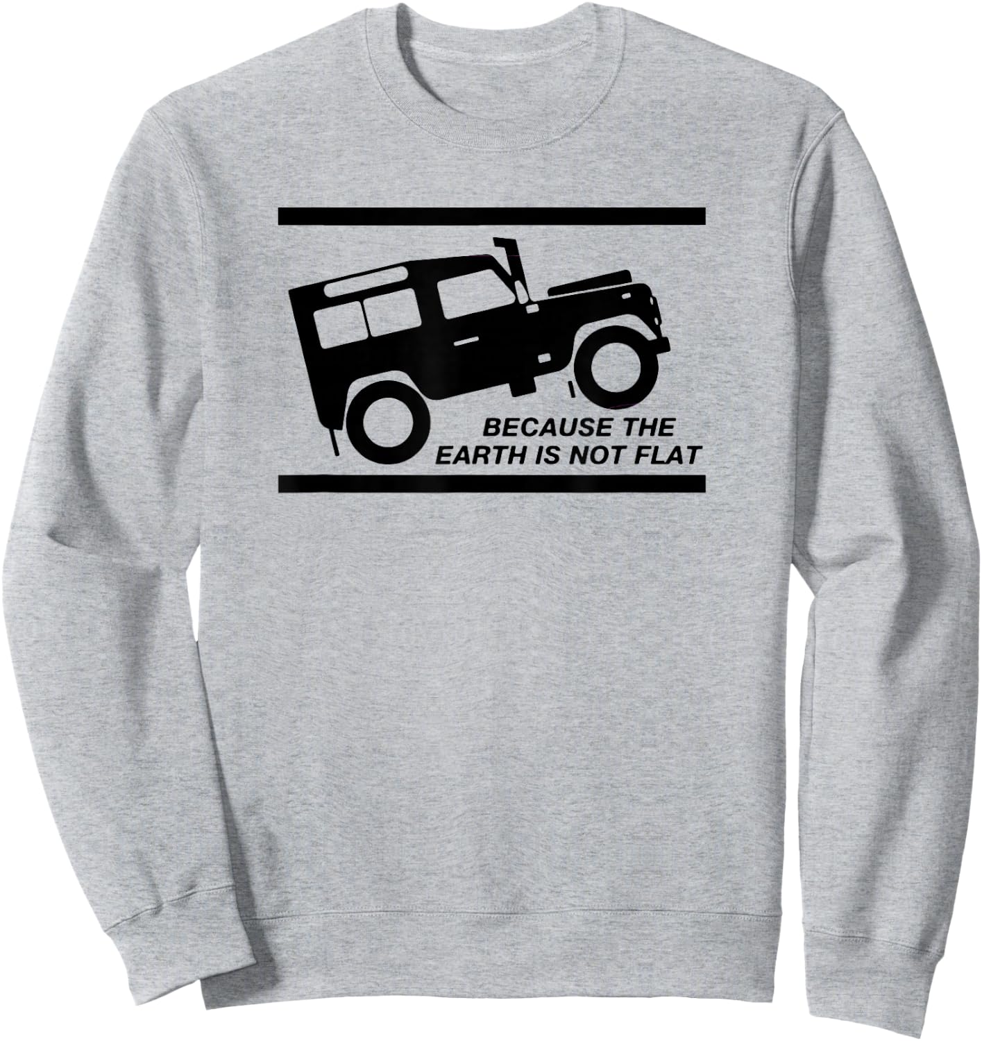 Einhrner und A-Lcher - Nerd Stuff 4x4 Soil , -Adult, Grey, Small, Short Sleeve Sweatshirt - Sweatshirt | Ash