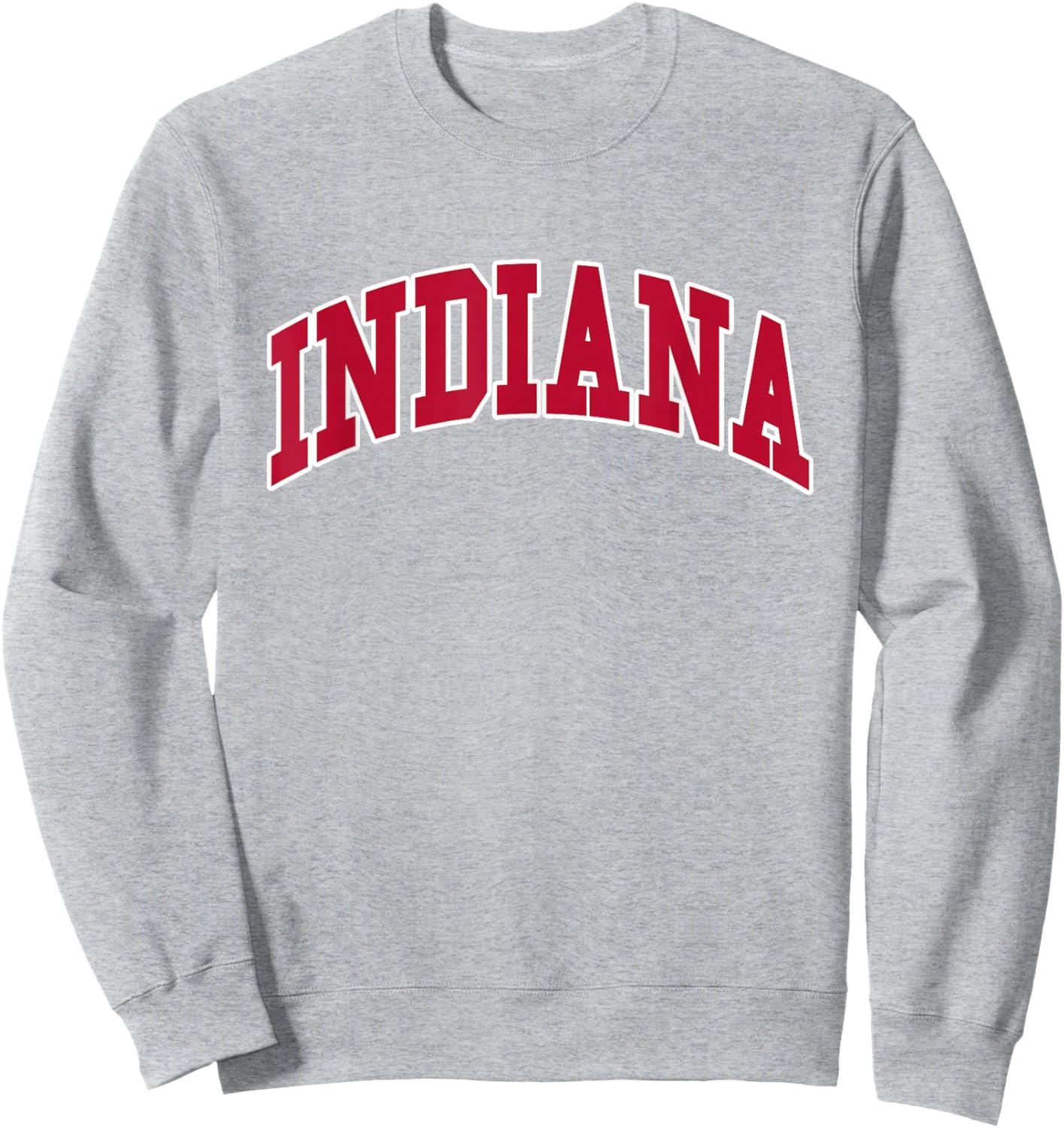 Indiana - Throwback Design Sweatshirt - Sweatshirt | Ash