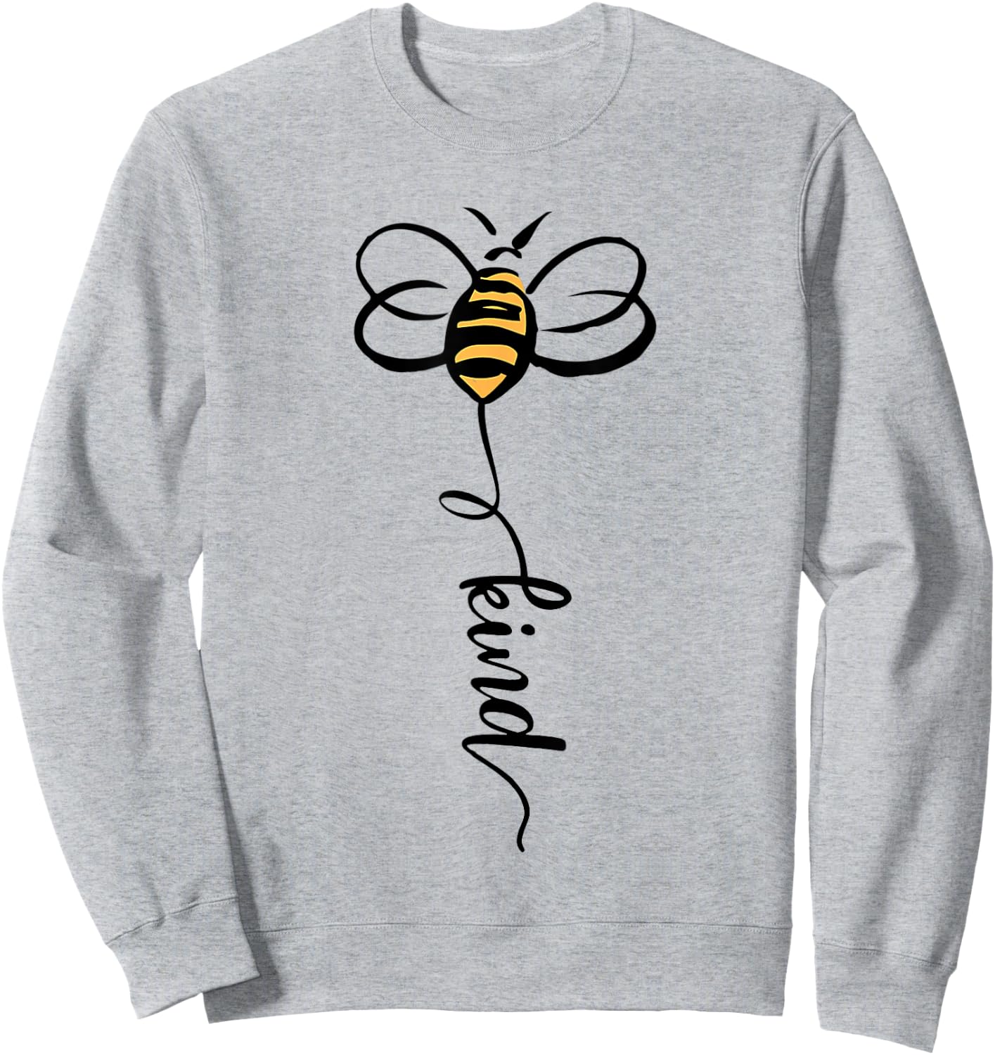 Bee Kind Be Kind Sweatshirt - Sweatshirt | Ash