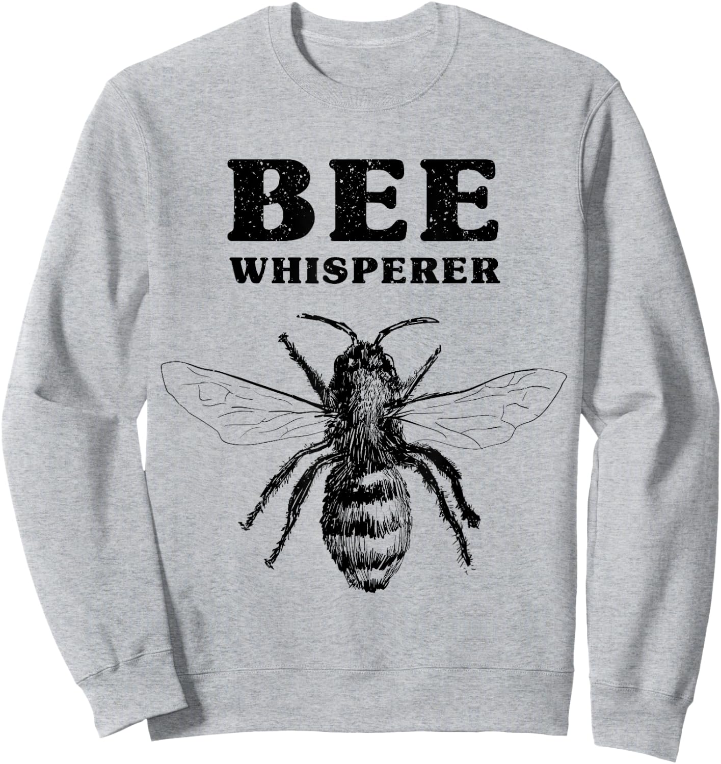 Bee Whisperer T Shirt Funny Beekeeping Lover Gift Sweatshirt - Sweatshirt | Ash