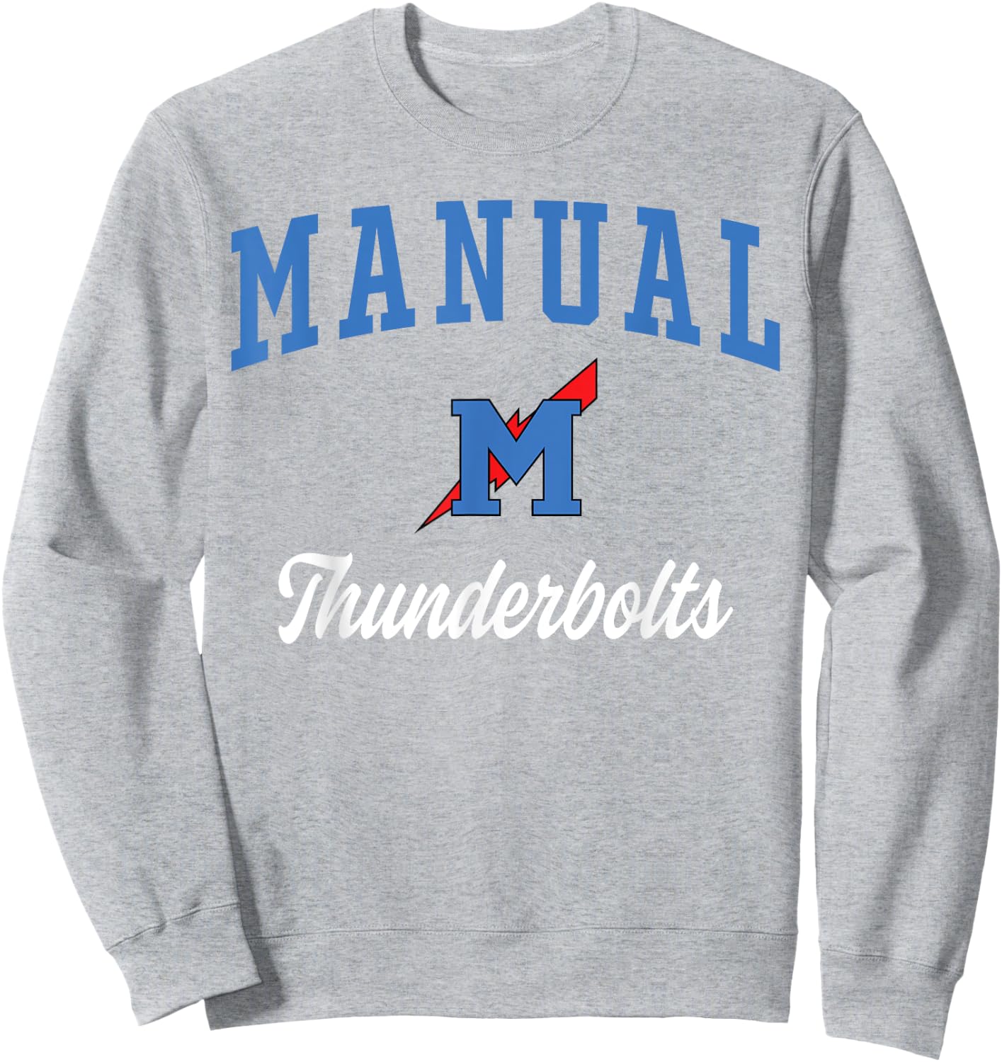 Manual High School Thunderbolts Sweatshirt - Sweatshirt | Ash