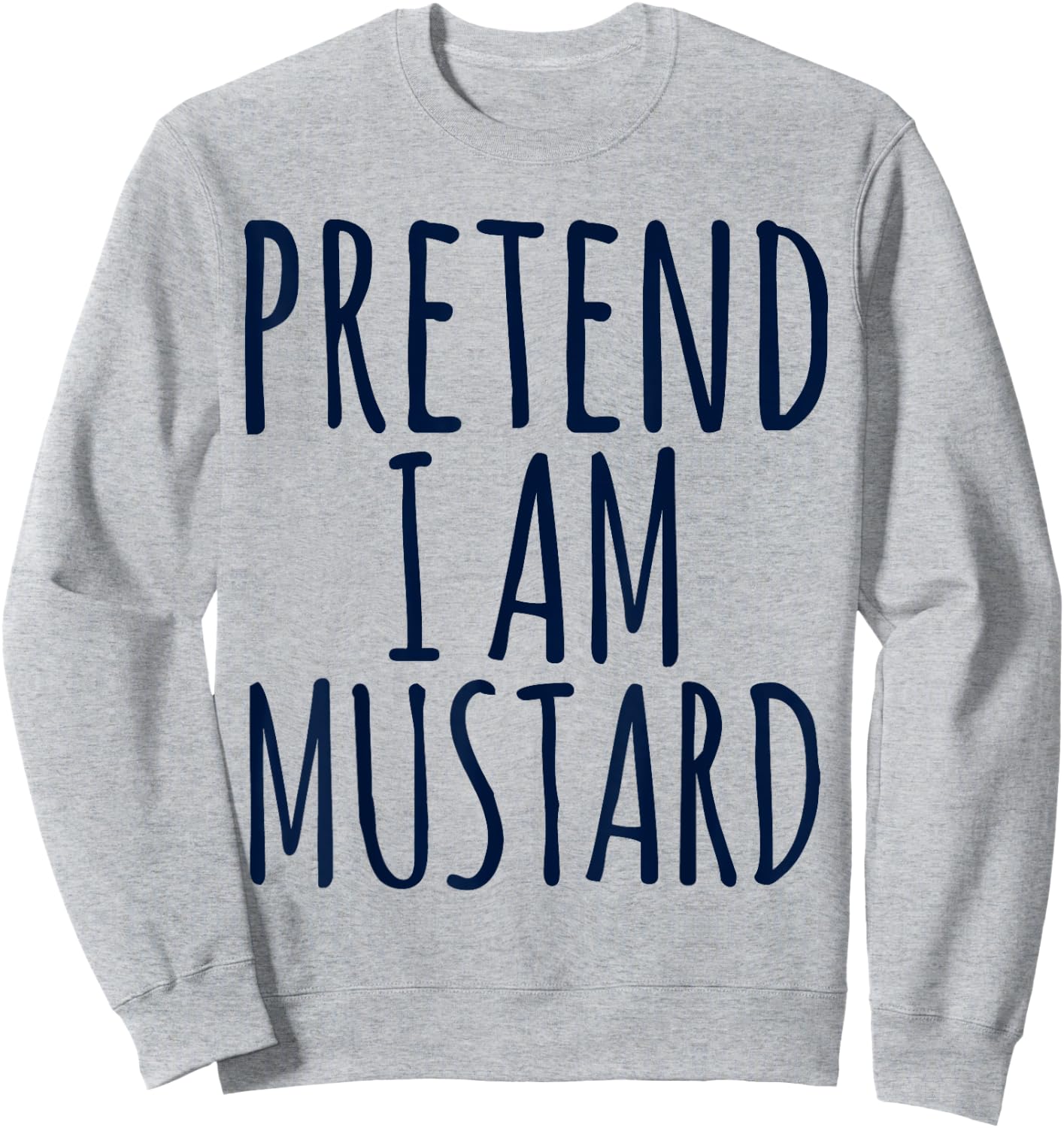 Mustard Ketchup Lazy Easy Funny Halloween Costume Matching Sweatshirt - Sweatshirt | Ash