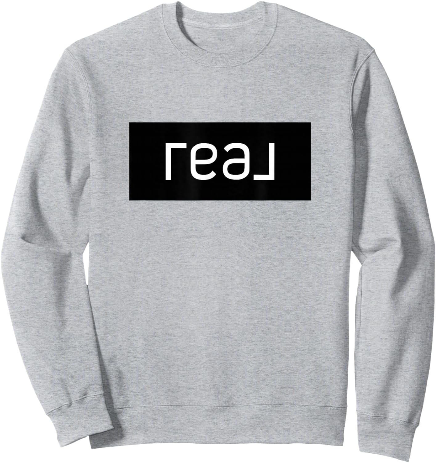 Real Broker Solid Black Logo Sweatshirt - Sweatshirt | Ash