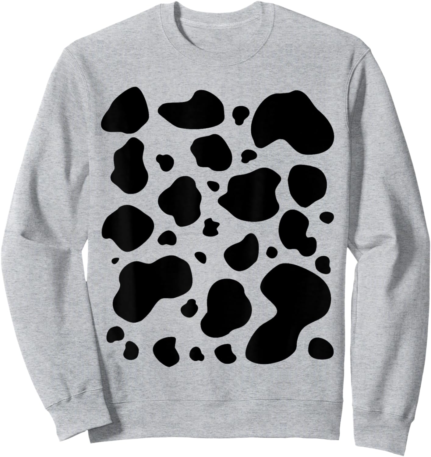 Cow Adult Kids Men Women Cow Costume Shirt Sweatshirt - Sweatshirt | Ash