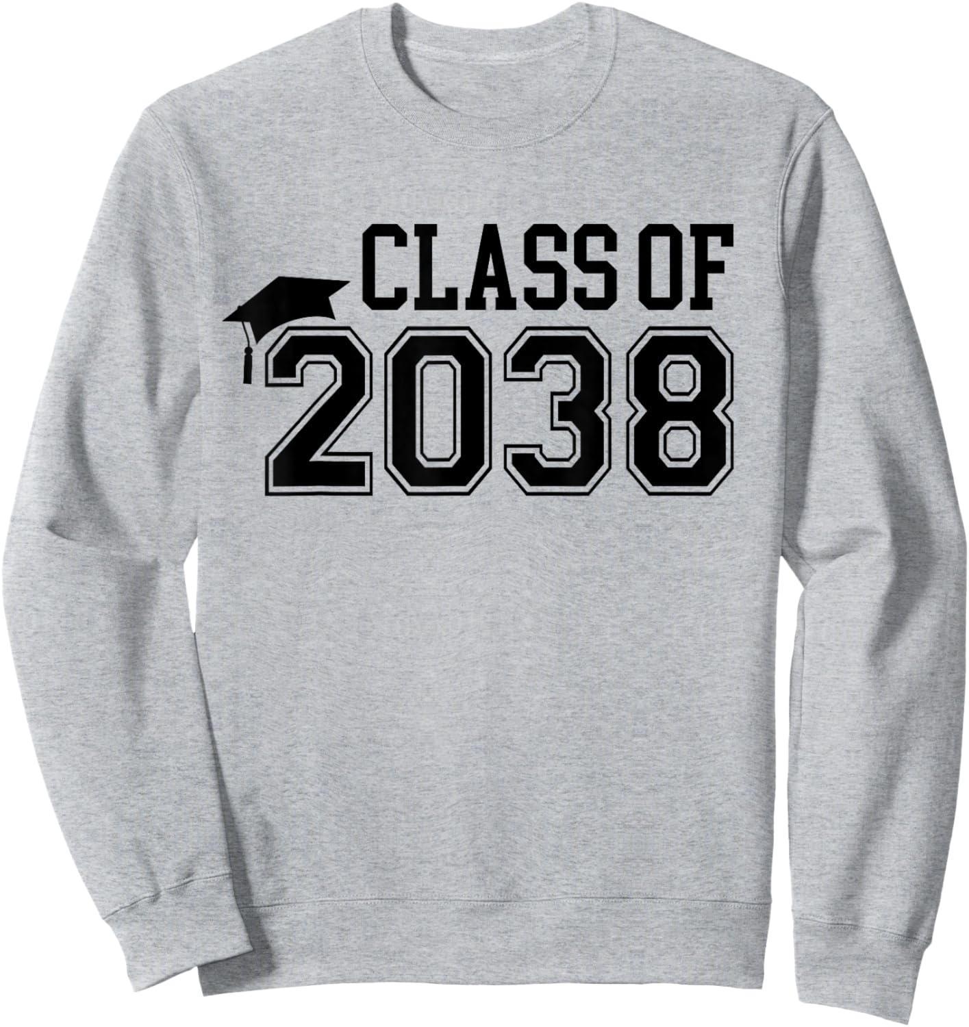 Kindergarten Class of 2038 First Day School Grow With Me Sweatshirt - Sweatshirt | Ash