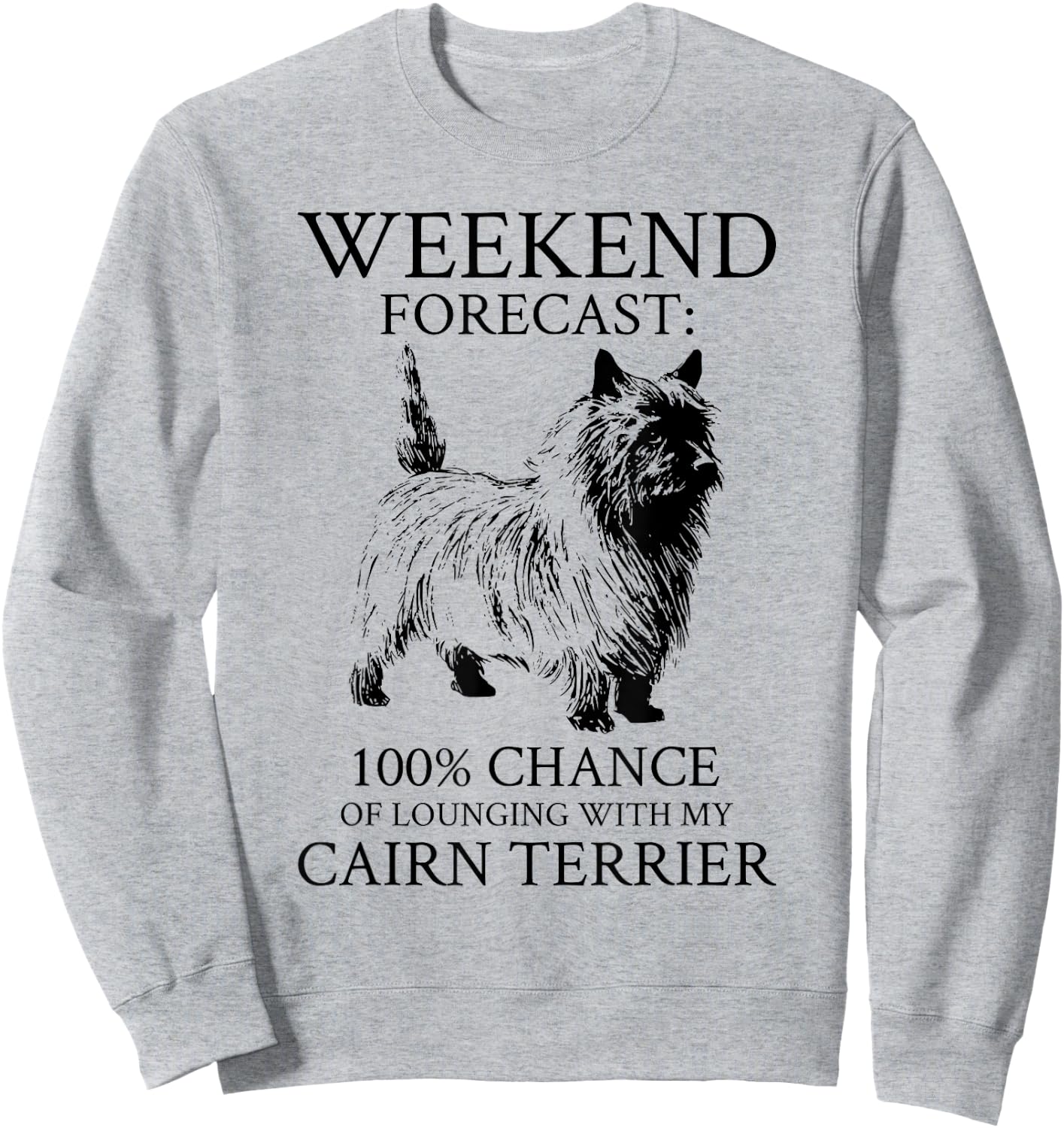 Cairn Terrier Dog Sweatshirt - Sweatshirt | Ash