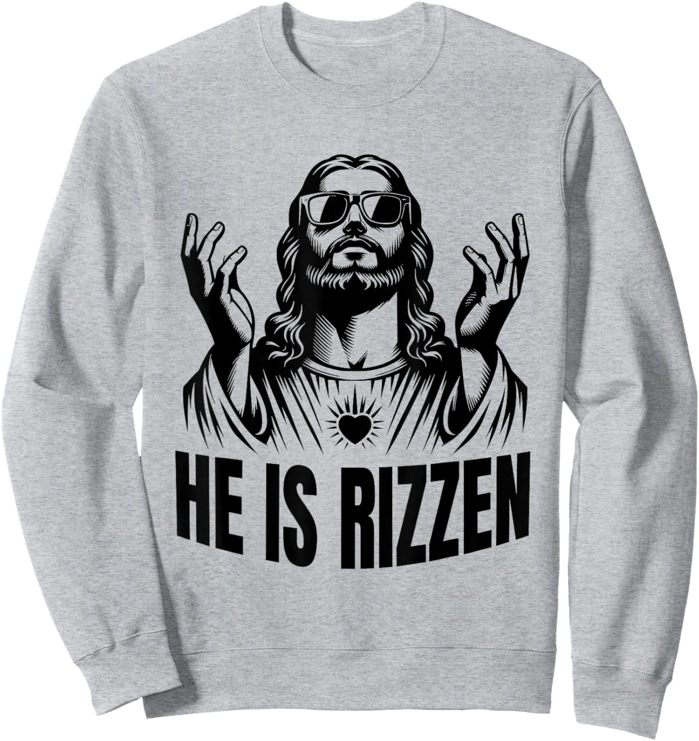He is Rizzen Sweatshirt - Sweatshirt | Ash