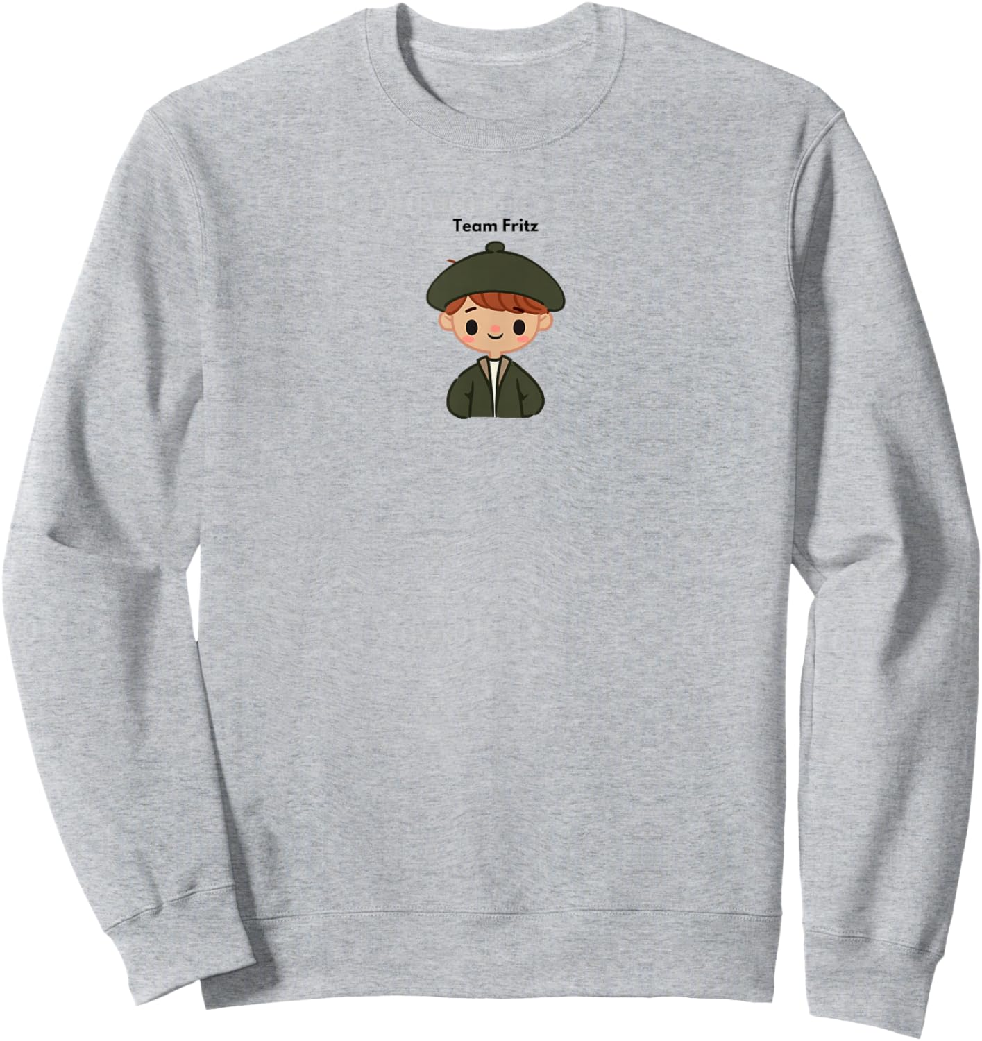 Cute Team Fritz Nutcracker Ballet Christmas Dancer Graphic Sweatshirt - Sweatshirt | Ash