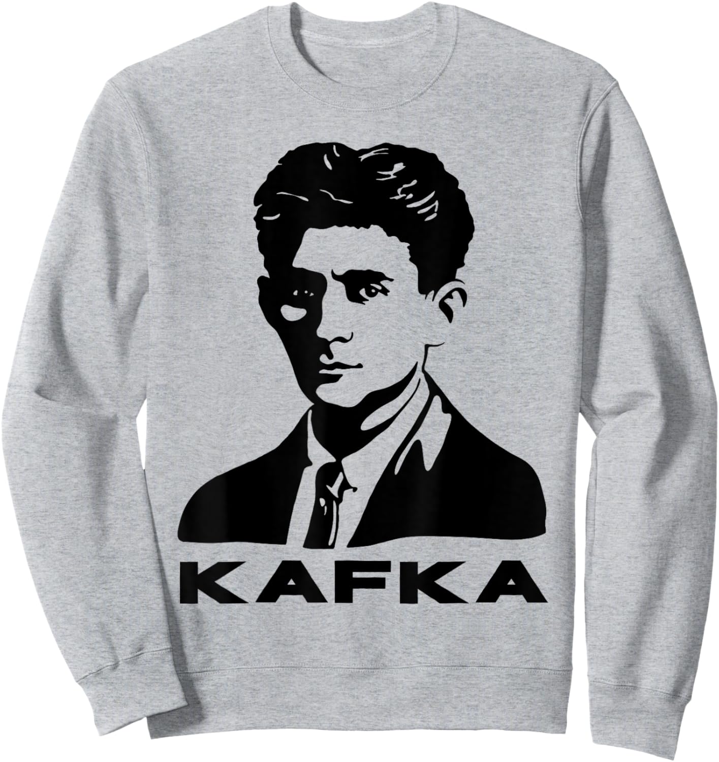 Franz Kafka Portrait Sweatshirt - Sweatshirt | Ash