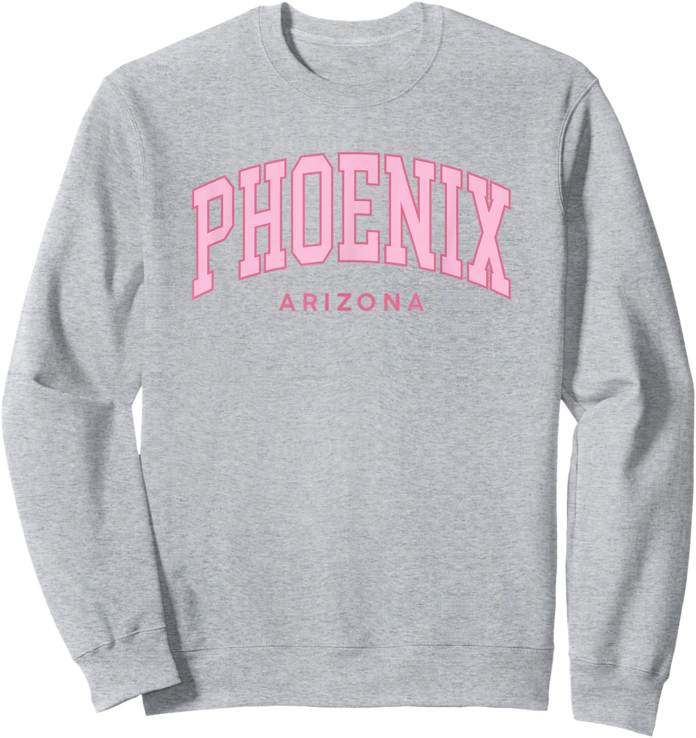 Phoenix Retro Preppy Throwback Girls Arizona Pink Sweatshirt - Sweatshirt | Ash