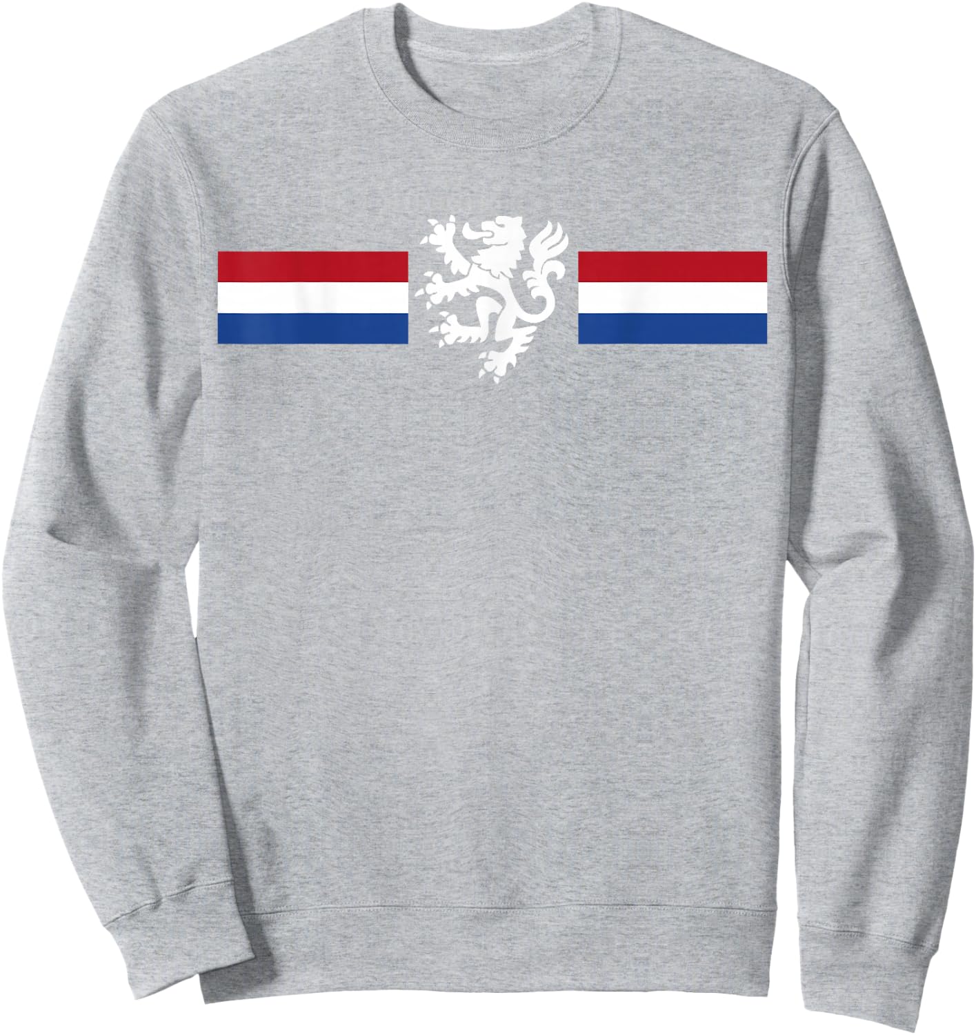 Holland Emblem Lion Nederland Flag Netherlands Sweatshirt - Sweatshirt | Ash