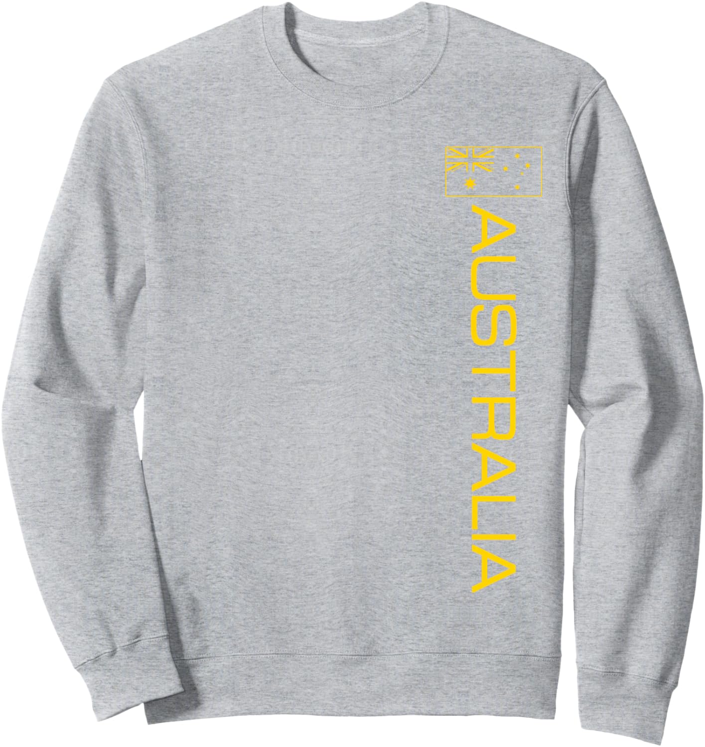 Australia Flag Australian Athletic Sports Vertical Style Sweatshirt - Sweatshirt | Ash