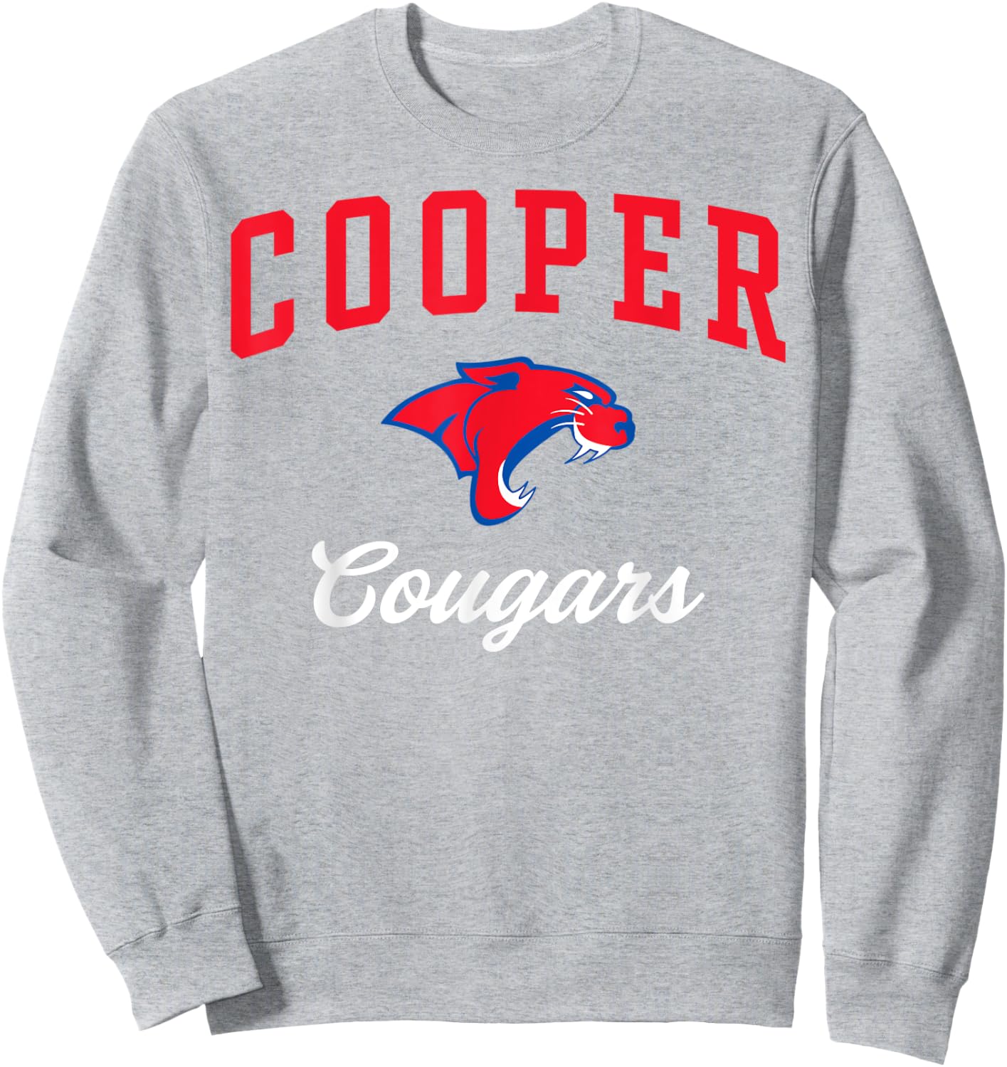 Cooper High School Cougars C3 Sweatshirt - Sweatshirt | Ash