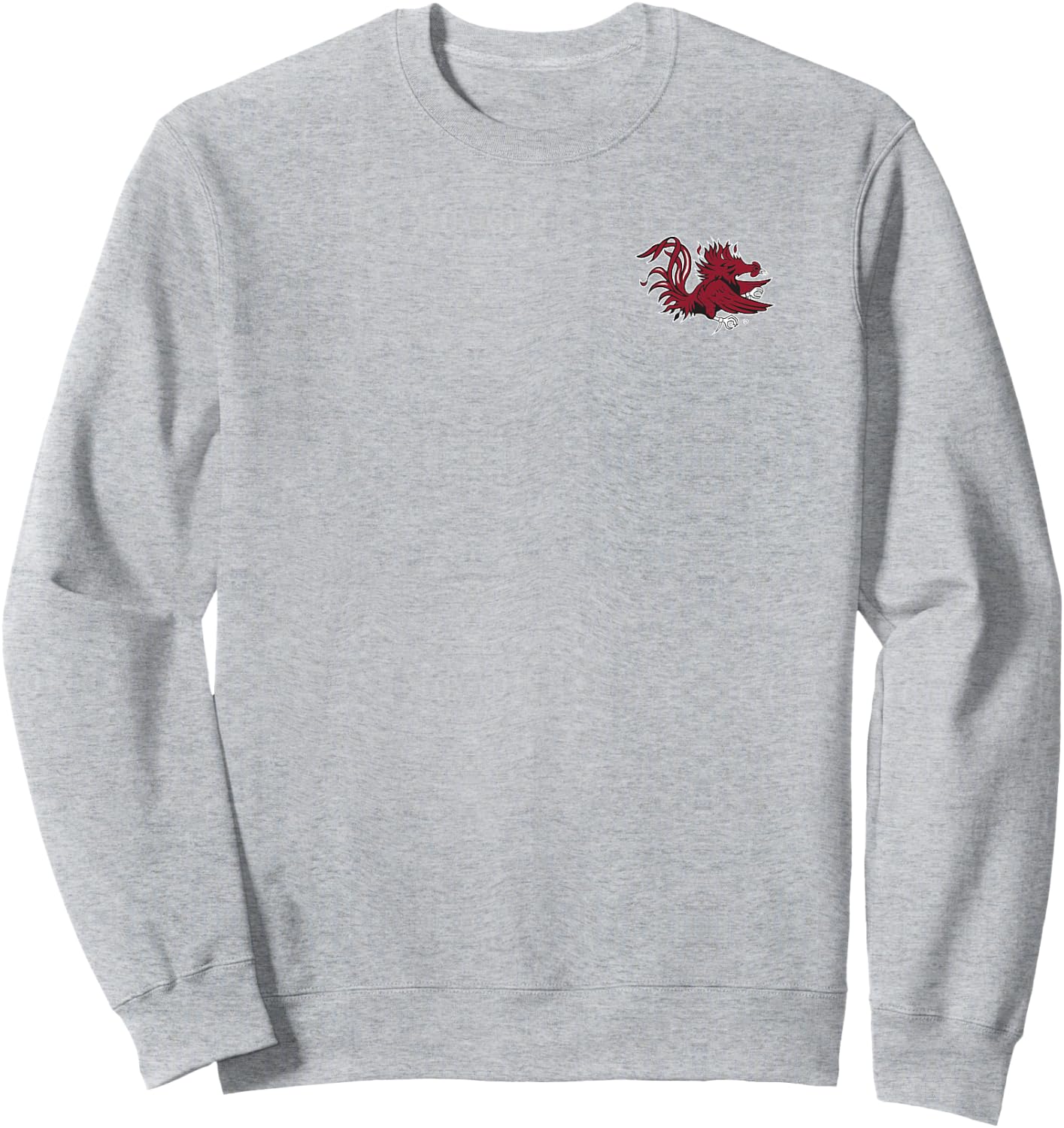 South Carolina Gamecocks Icon Front/Back Heather Gray Sweatshirt - Sweatshirt | Ash