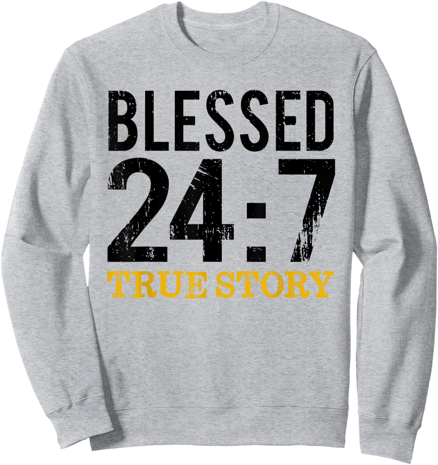 Faith Based Shirt Inspirational tops with saying Plus 2x 3x Sweatshirt - Sweatshirt | Ash