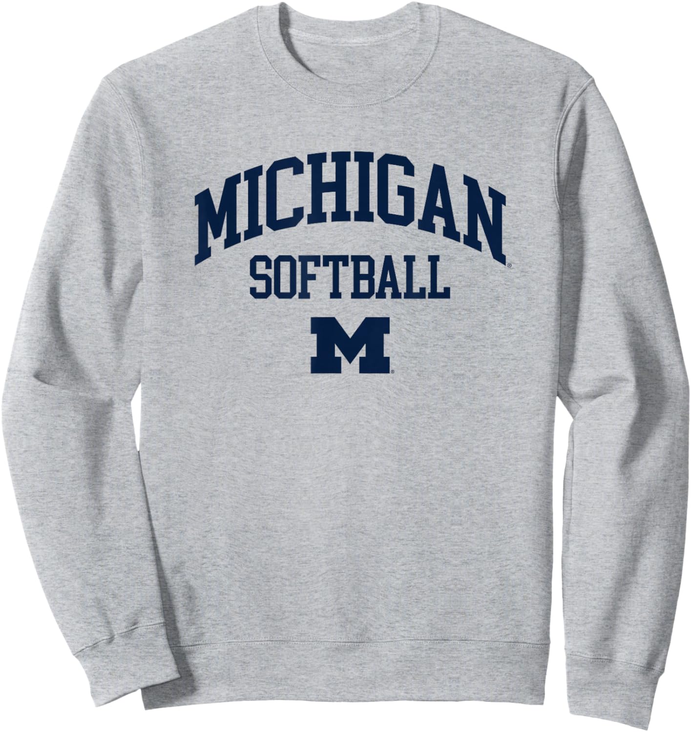 University of Michigan Wolverines Softball Sweatshirt - Sweatshirt | Ash