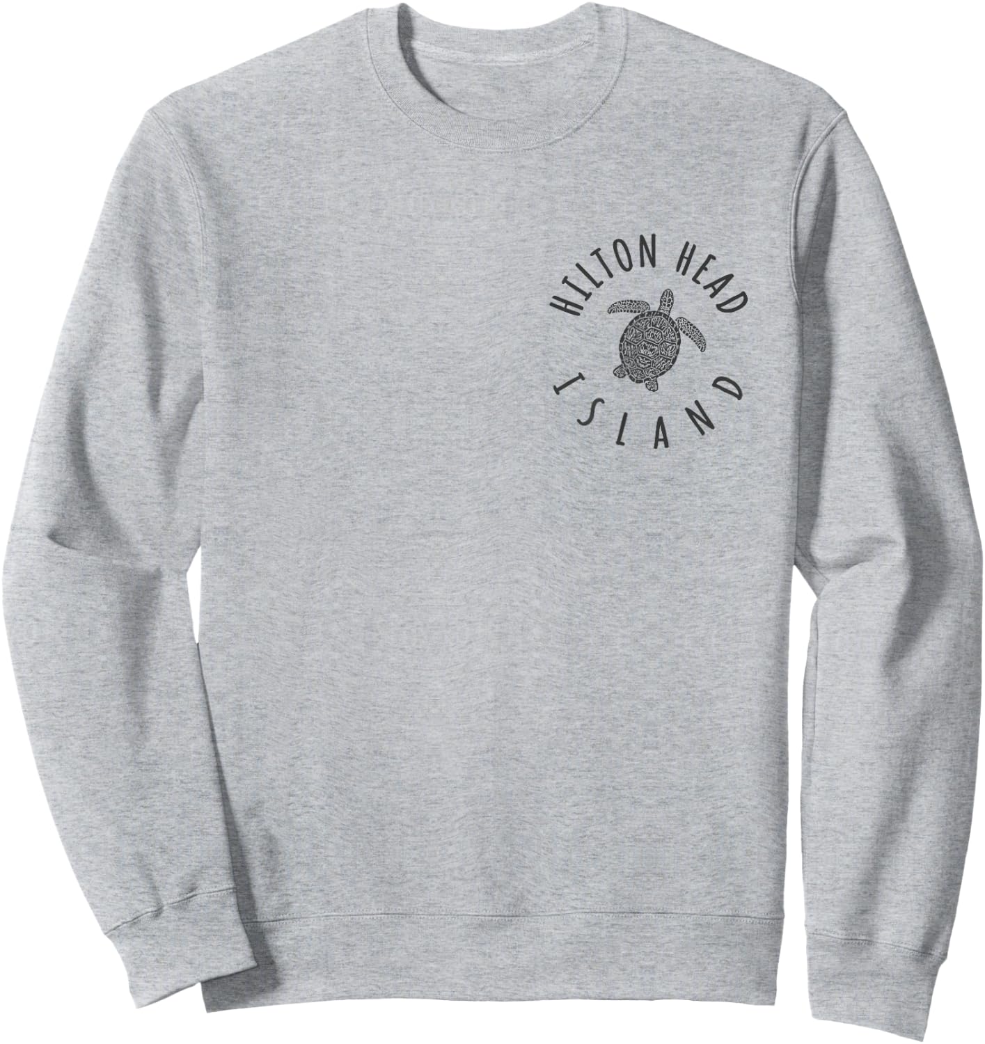 JCombs: Hilton Head Island, SC, Sea Turtle (2-Sided) Sweatshirt - Sweatshirt | Ash