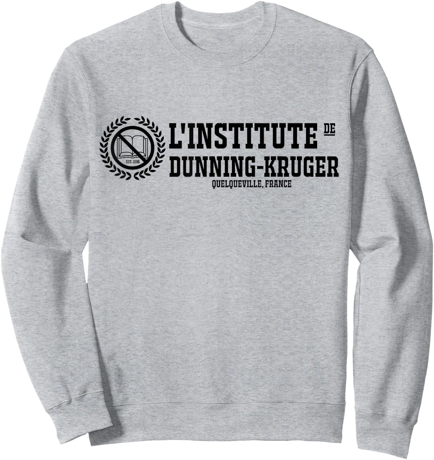 Dunning-Kruger Institute Sweatshirt - Sweatshirt | Ash