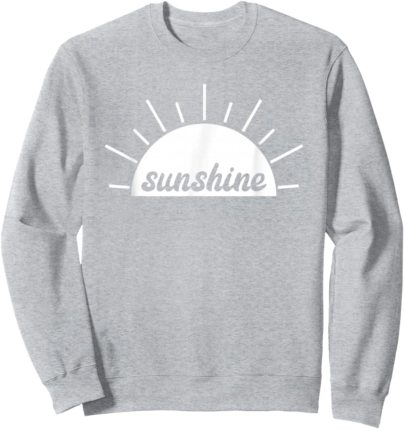 Sunshine Beach Vacation Sand and Sun Beachin Holiday Sweatshirt - Sweatshirt | Ash