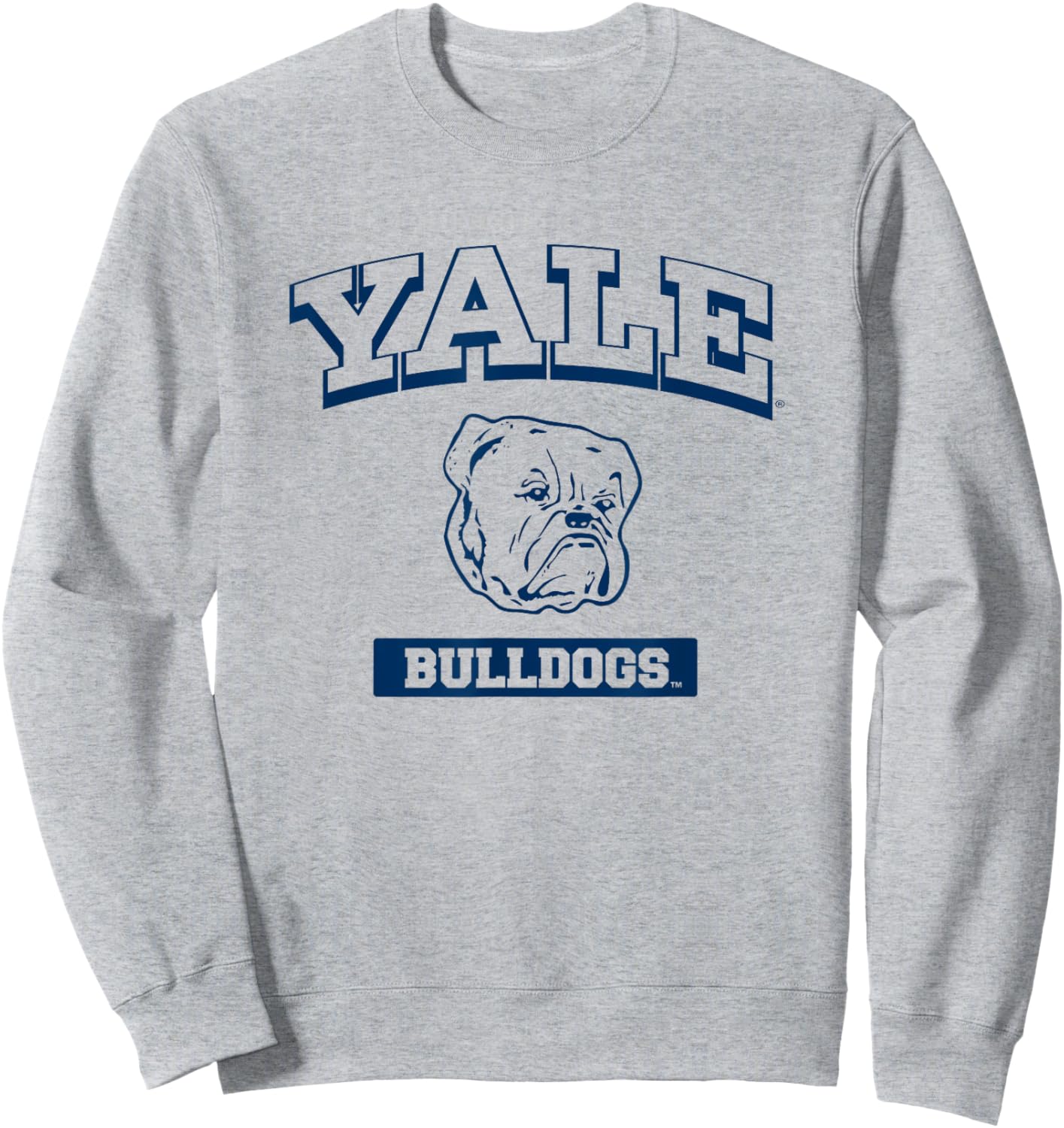 Yale University Blue Bulldogs Sweatshirt - Sweatshirt | Ash
