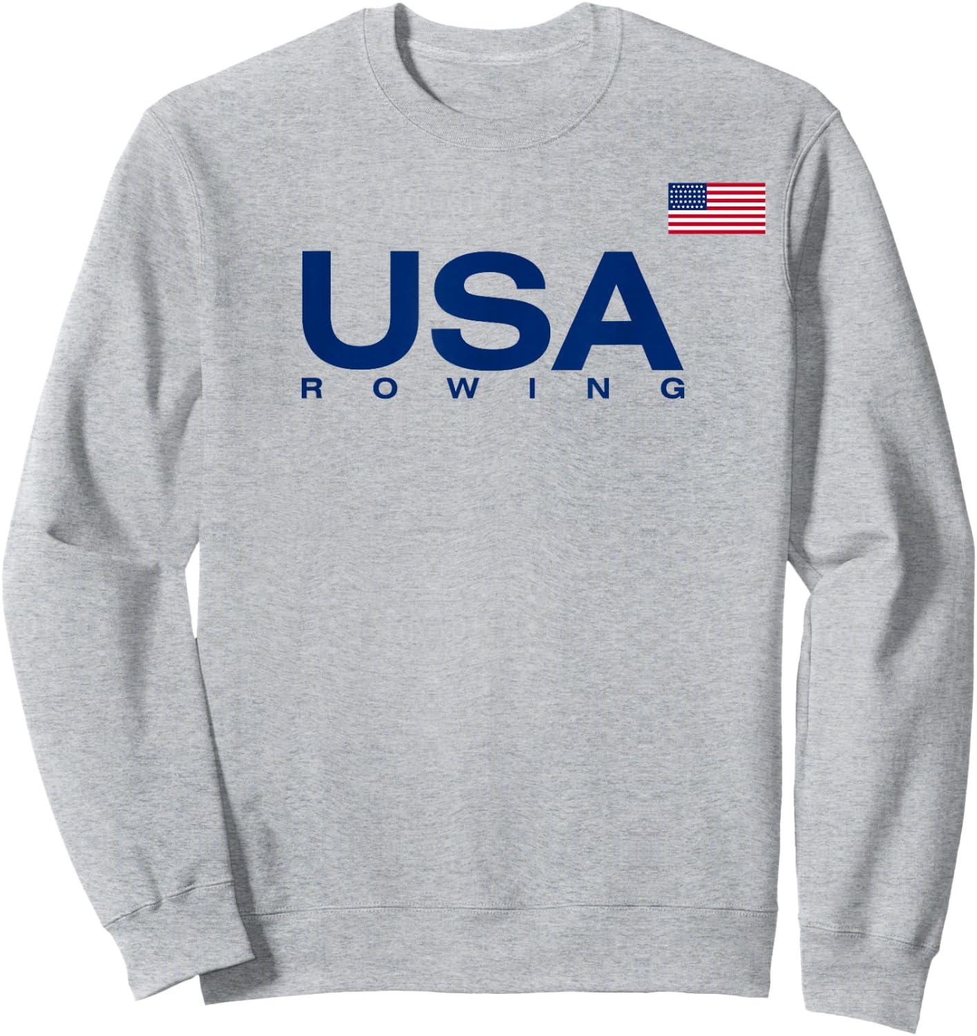 USA Rowing Flag Sweatshirt - Sweatshirt | Ash