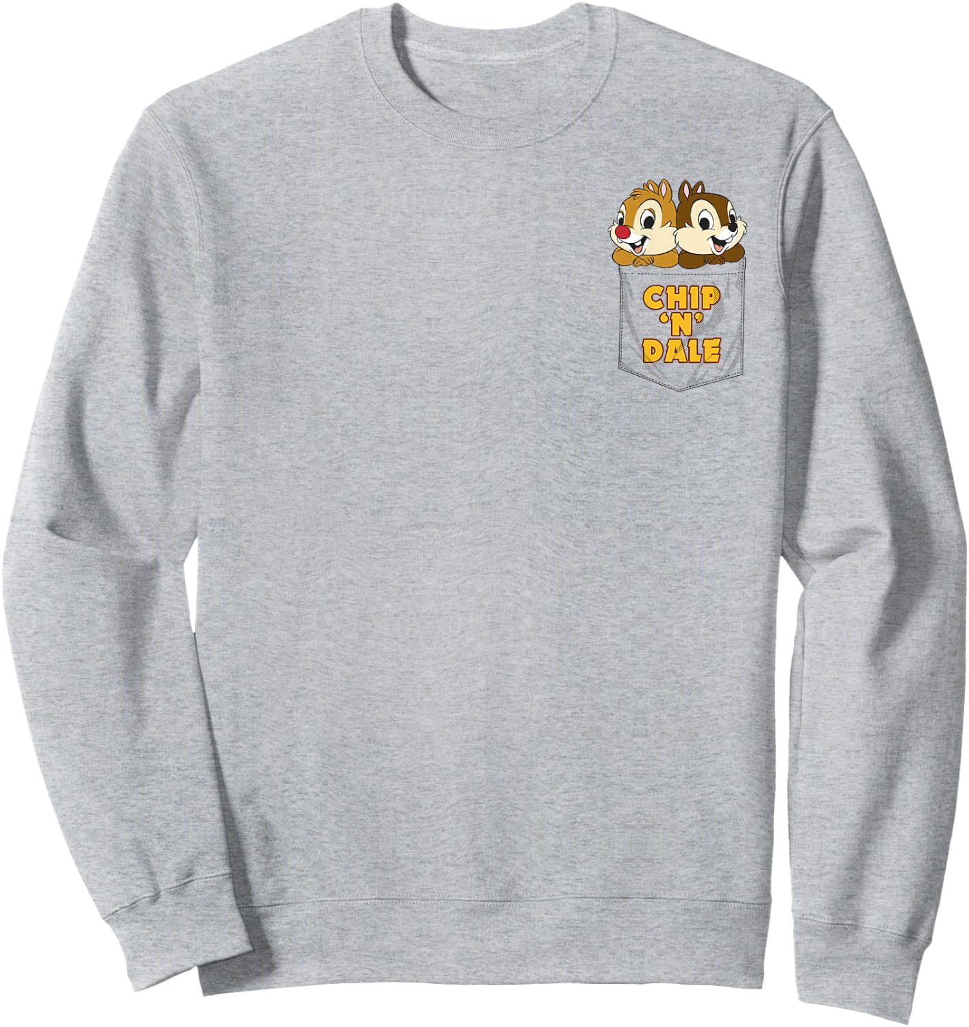 Disney Chip 'N Dale Faux Pocket Sweatshirt - Sweatshirt | Ash