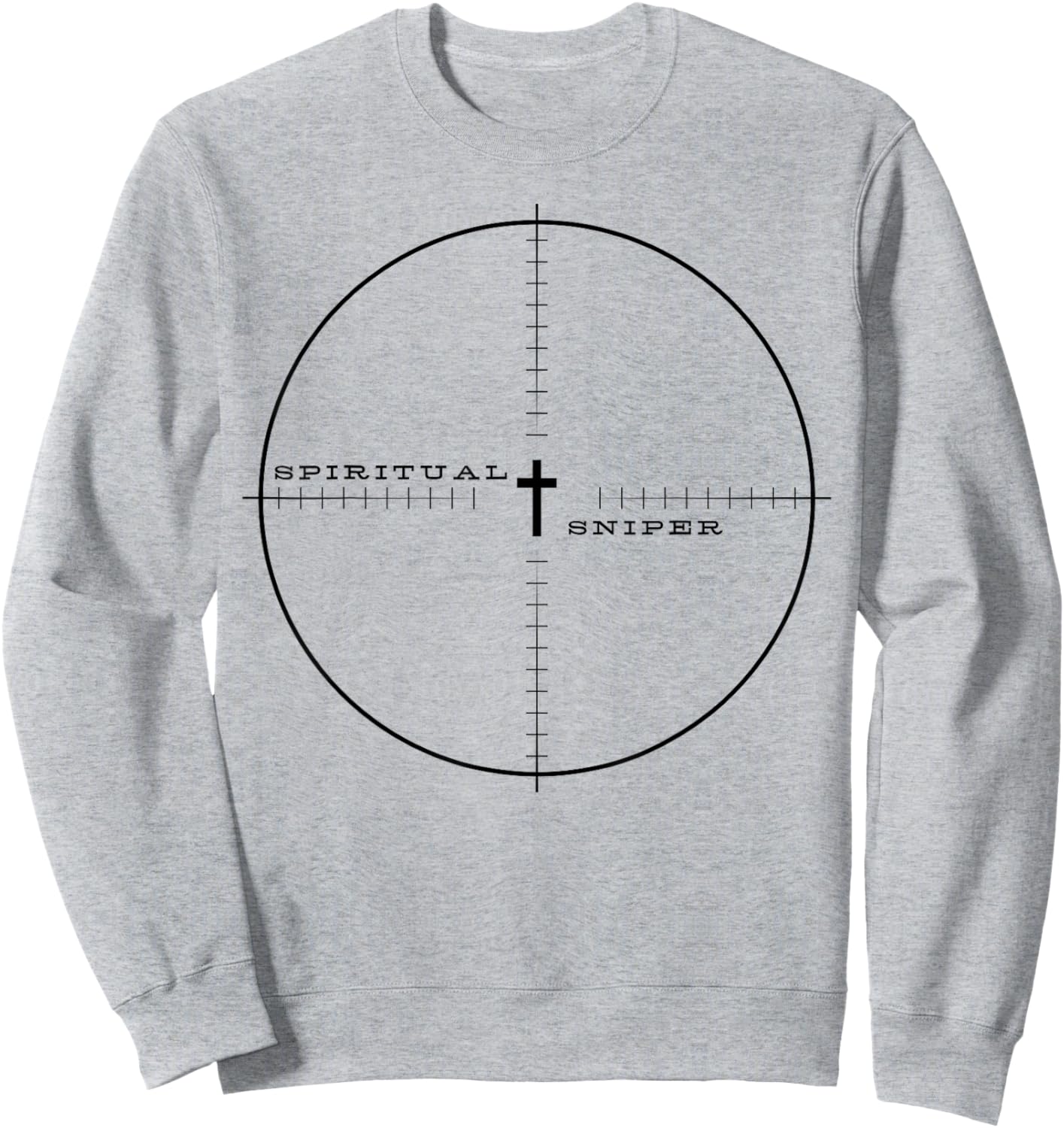 Spiritual Sniper Sweatshirt - Sweatshirt | Ash