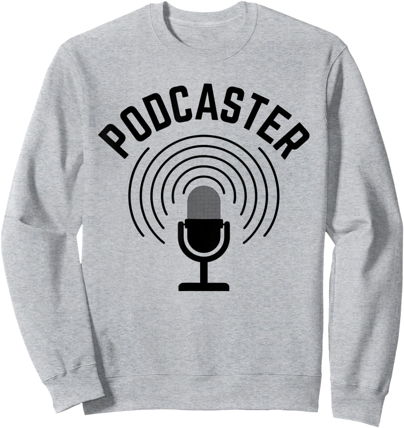 Podcaster Sweatshirt - Sweatshirt | Ash