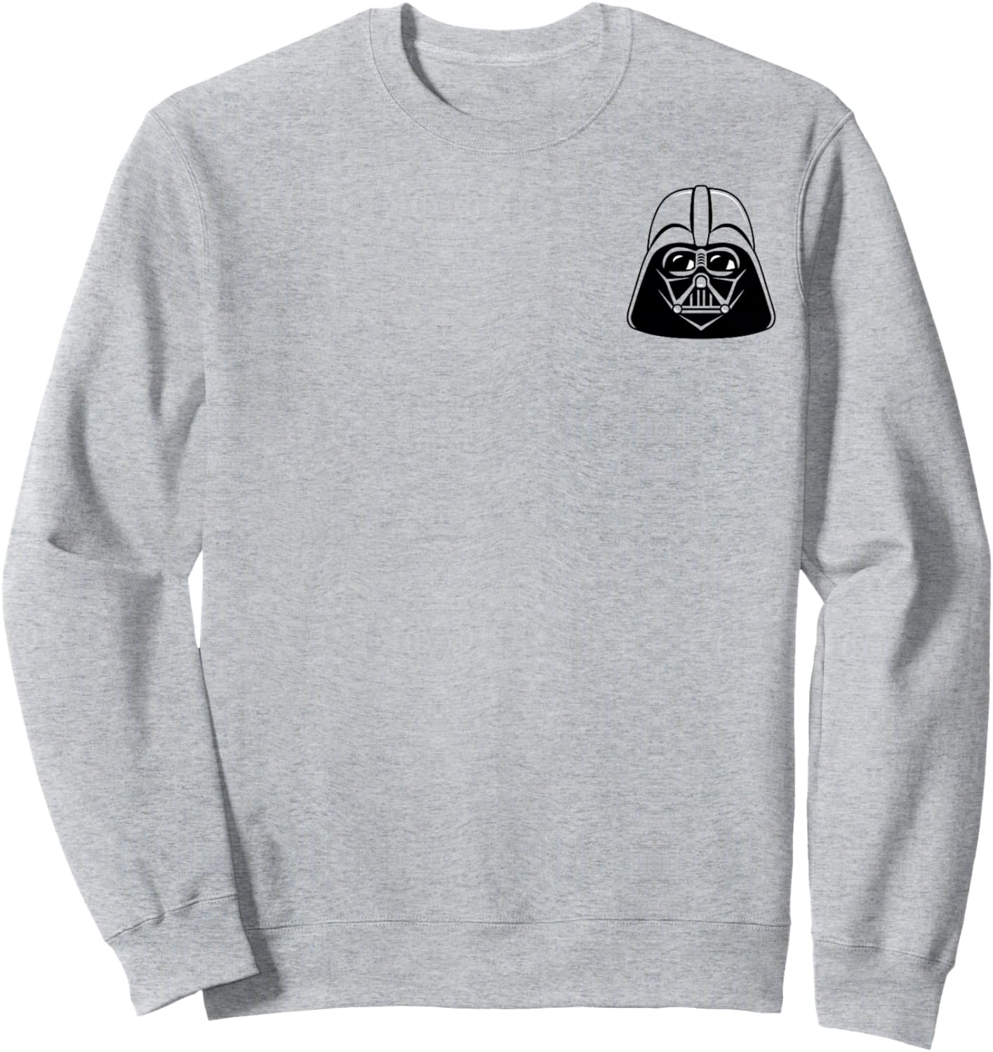 Star Wars Darth Vader Small Pocket Face Sweatshirt - Sweatshirt | Ash