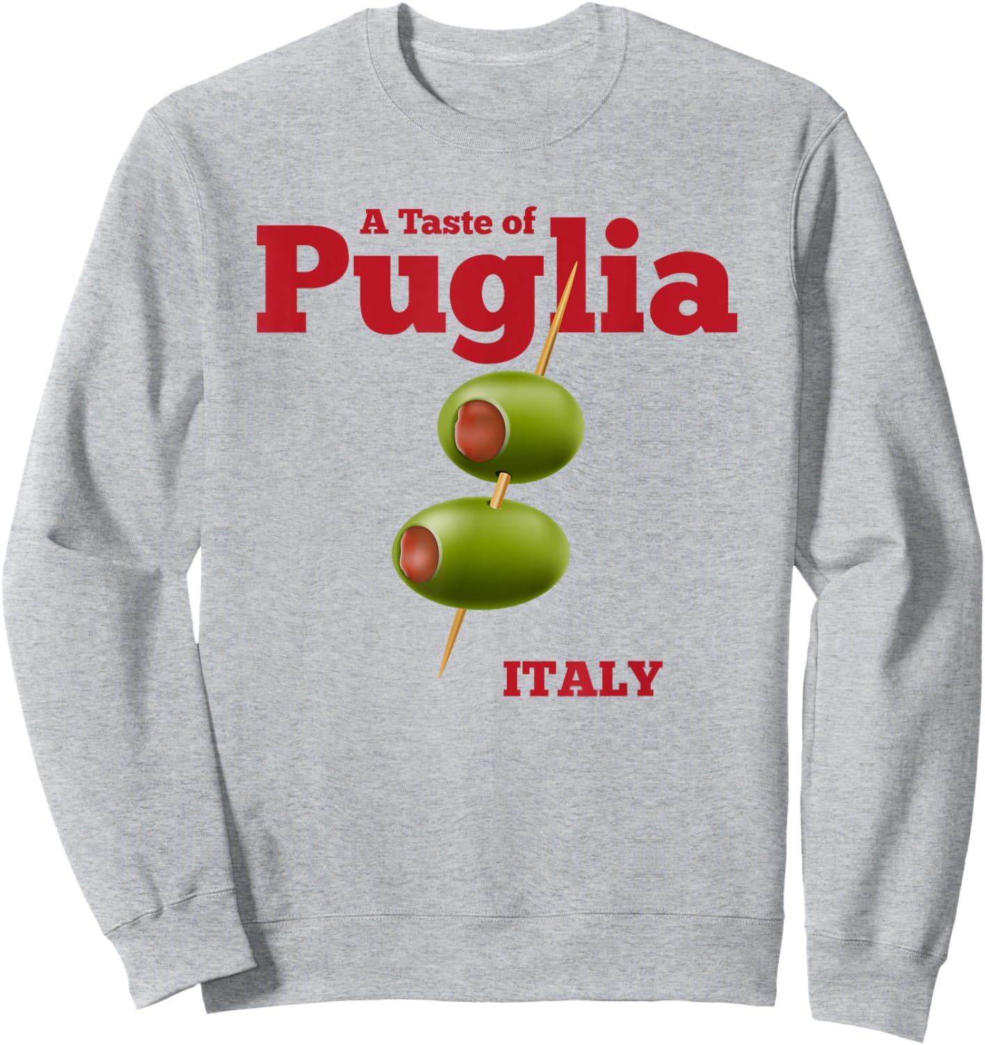 Puglia Olives Sweatshirt - Sweatshirt | Ash