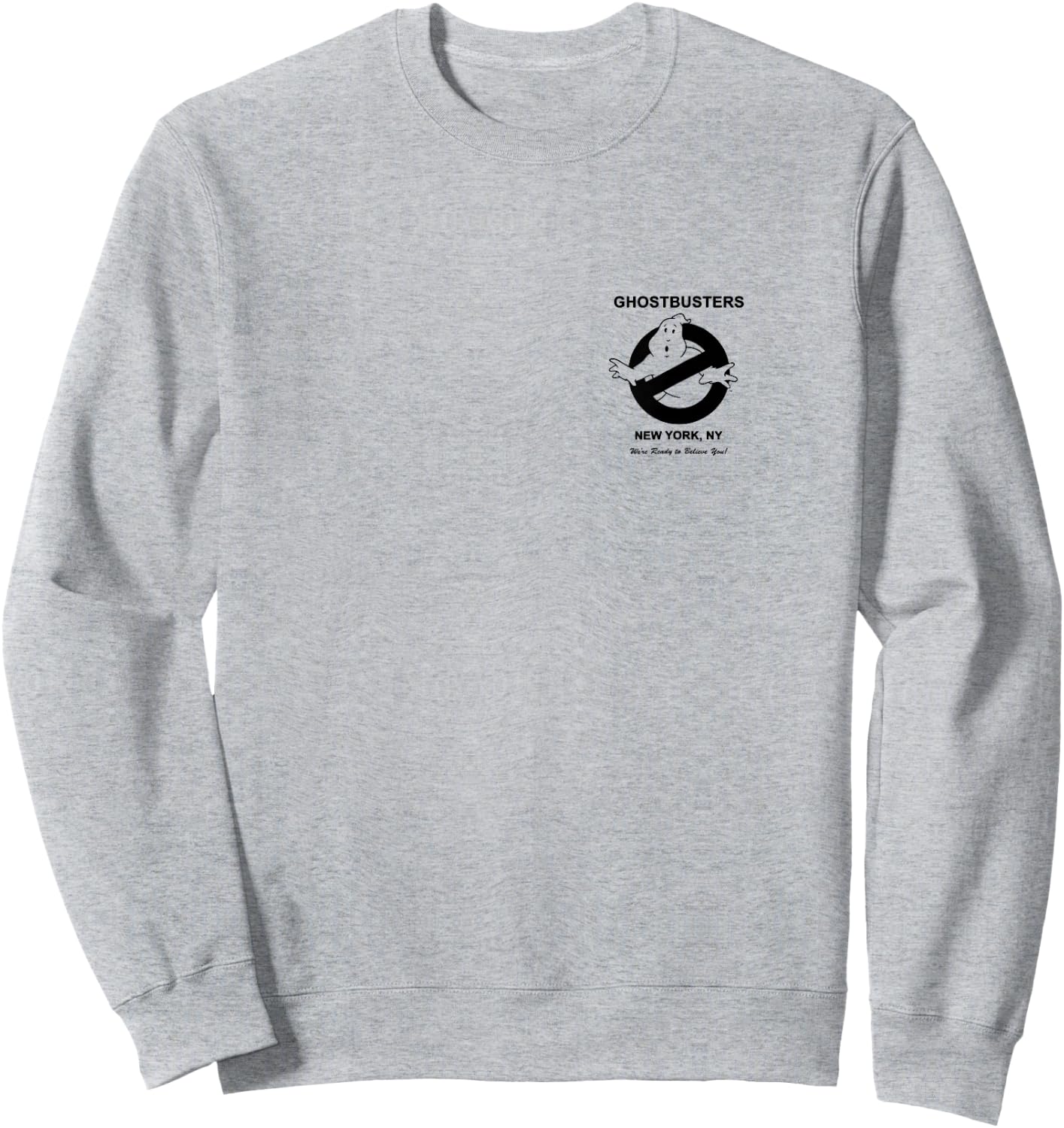Ghostbusters Vintage Ad Front and Back Movie Sweatshirt - Sweatshirt | Ash