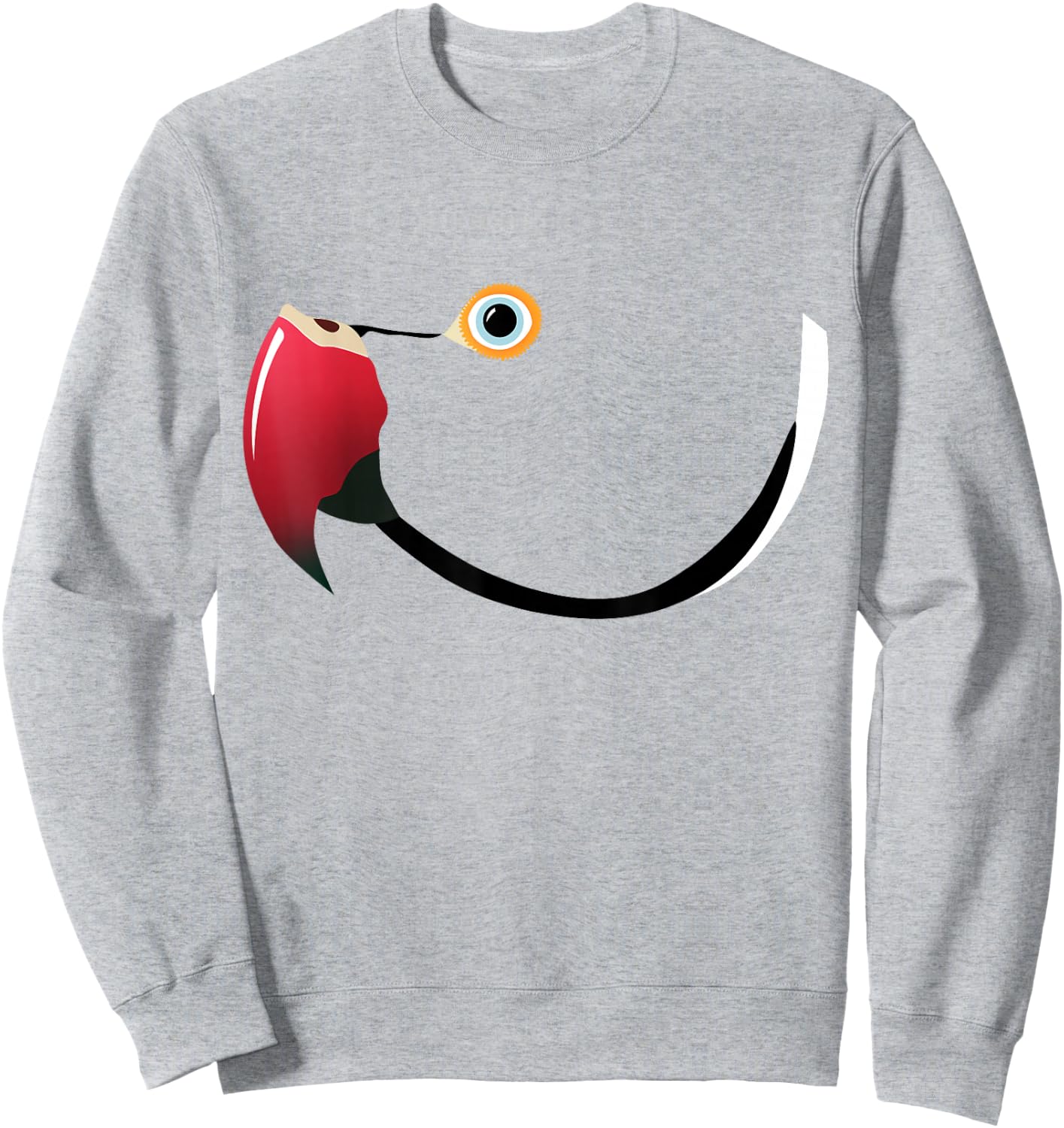 Indian Ringneck Parakeet - Blue Sweatshirt - Sweatshirt | Ash