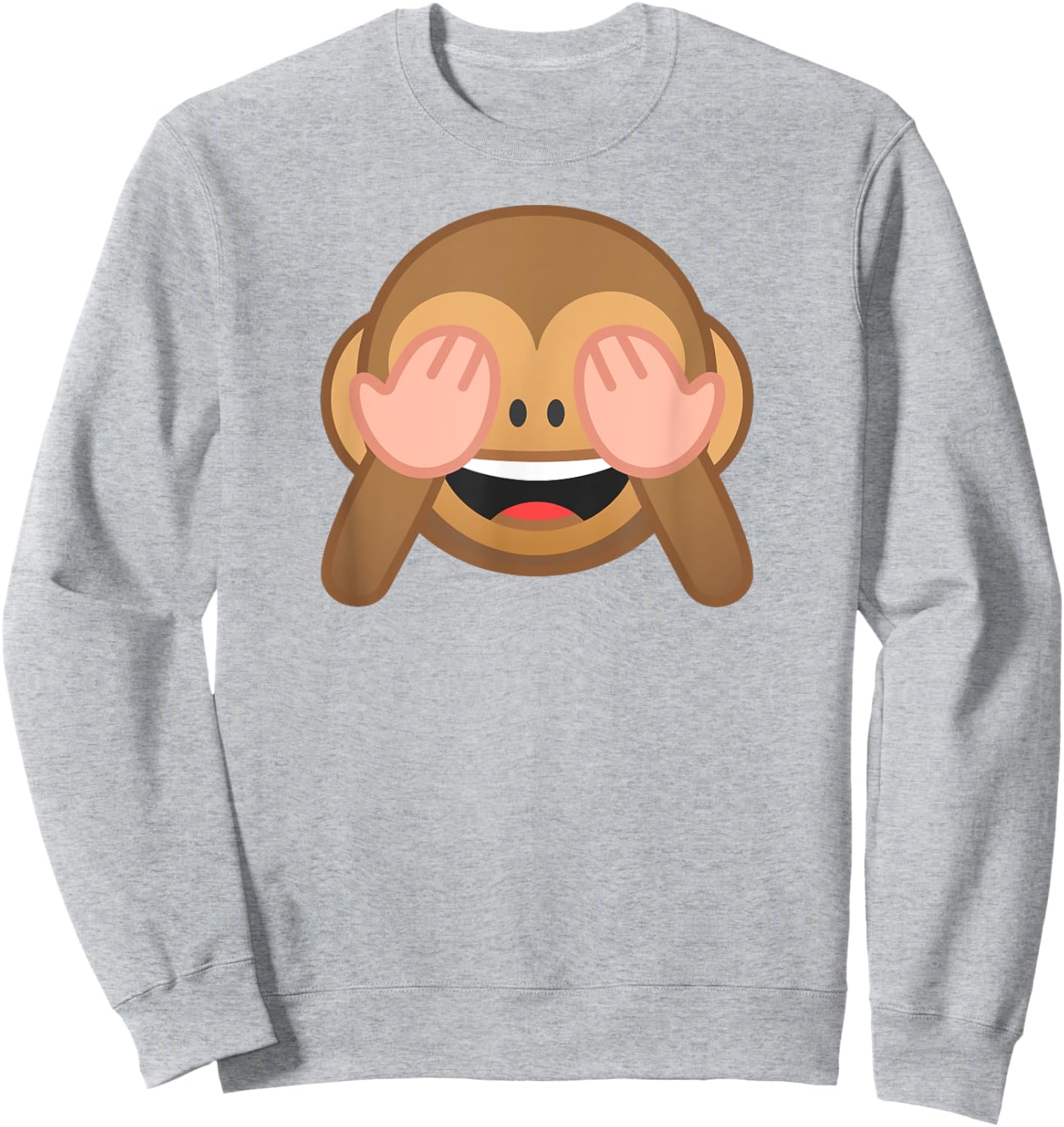 See No Evil Monkey See No Evil Sweatshirt - Sweatshirt | Ash