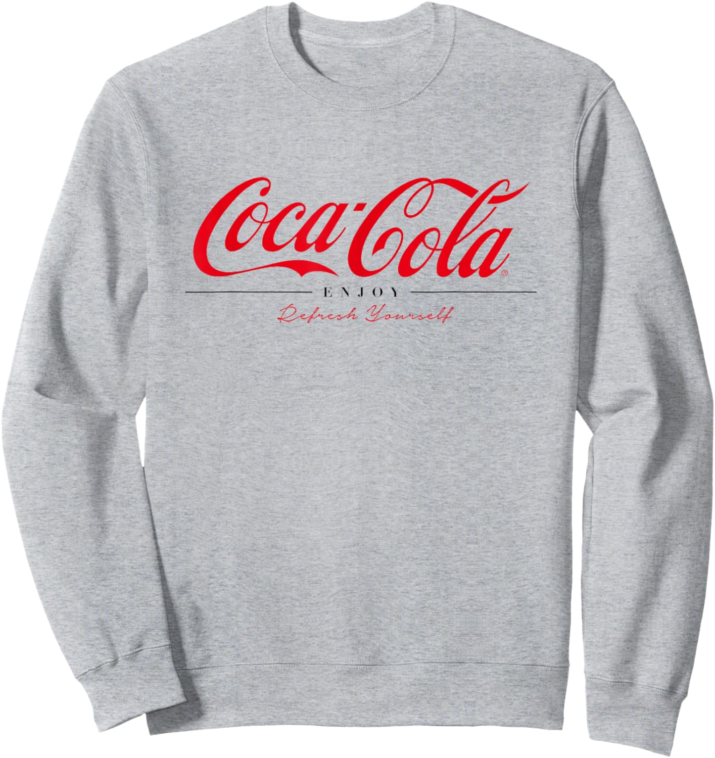 Coca Cola Enjoy And Refresh Yourself Sweatshirt - Sweatshirt | Ash