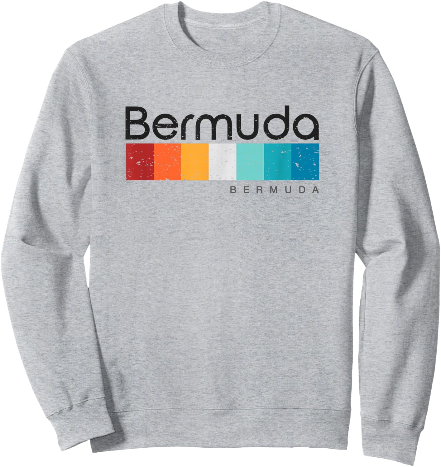 Vintage Bermuda Retro Design Sweatshirt - Sweatshirt | Ash