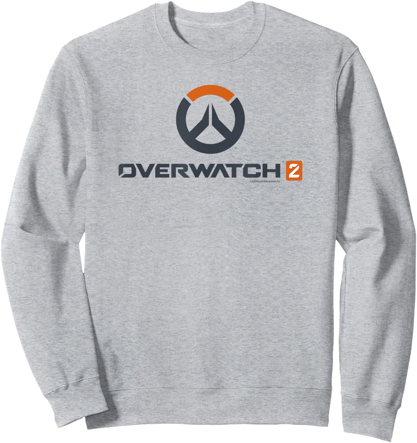 Overwatch 2 Center Icon Logo Sweatshirt - Sweatshirt | Ash