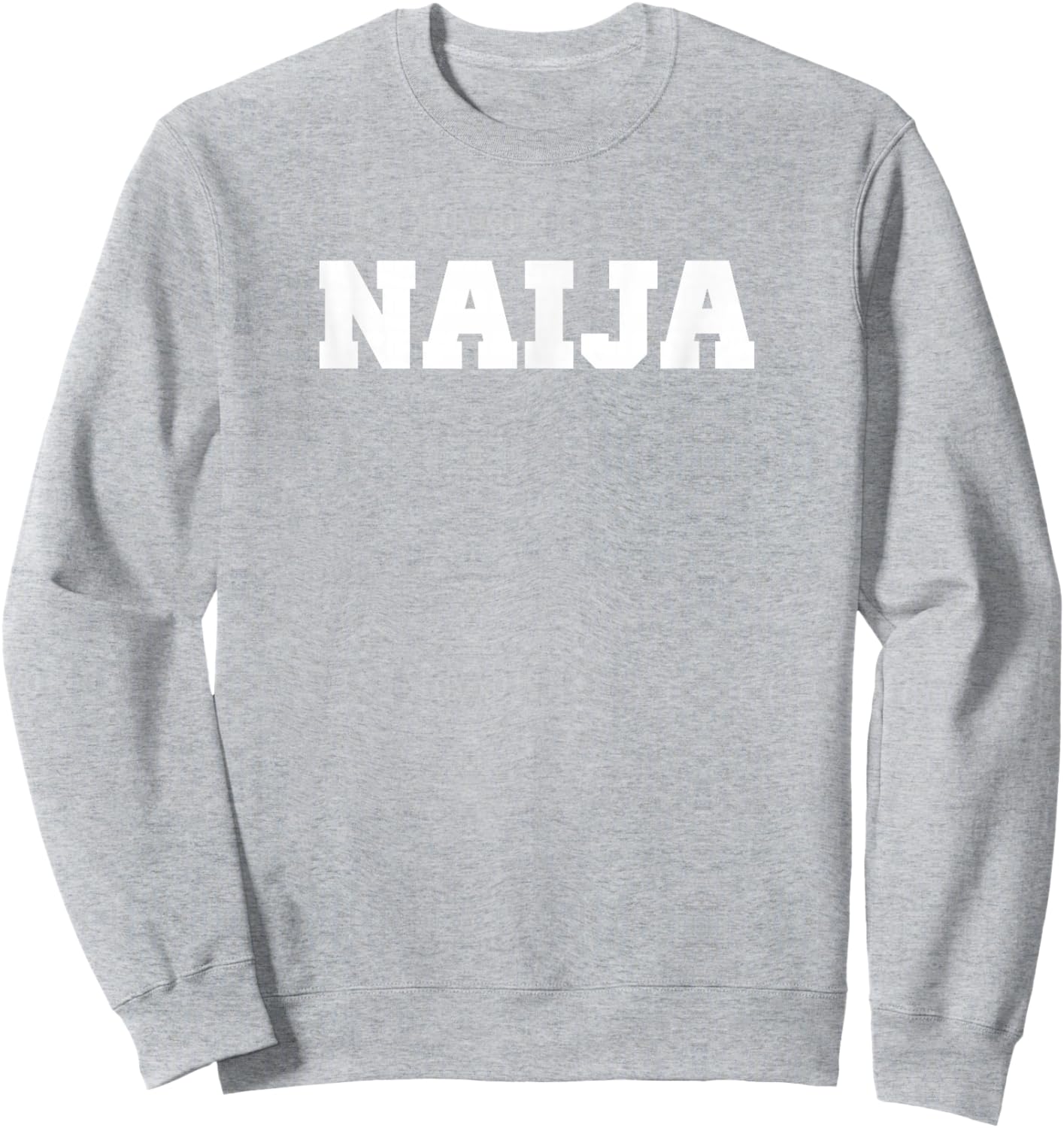 Nigeria Varsity Nigerian Flag Naija Sweatshirt - Sweatshirt | Ash