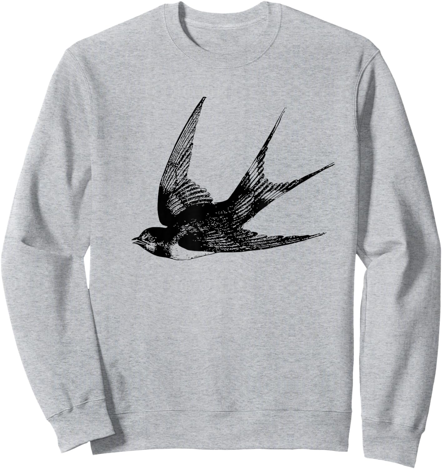 Swallow Bird Birding Animal Lover Gift Sweatshirt - Sweatshirt | Ash