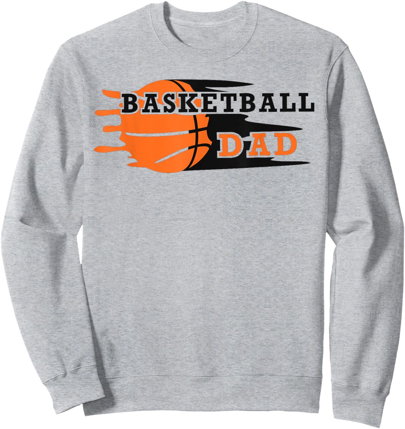 Vintage Proud Basketball Dad Fathers Day Basketball Player Sweatshirt - Sweatshirt | Ash