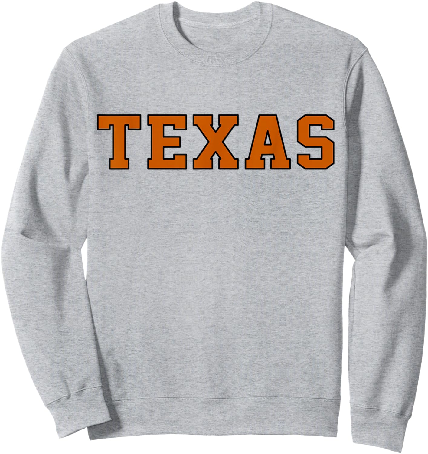 Vintage Texas Men Texas Women Retro Orange Gift Sweatshirt - Sweatshirt | Ash