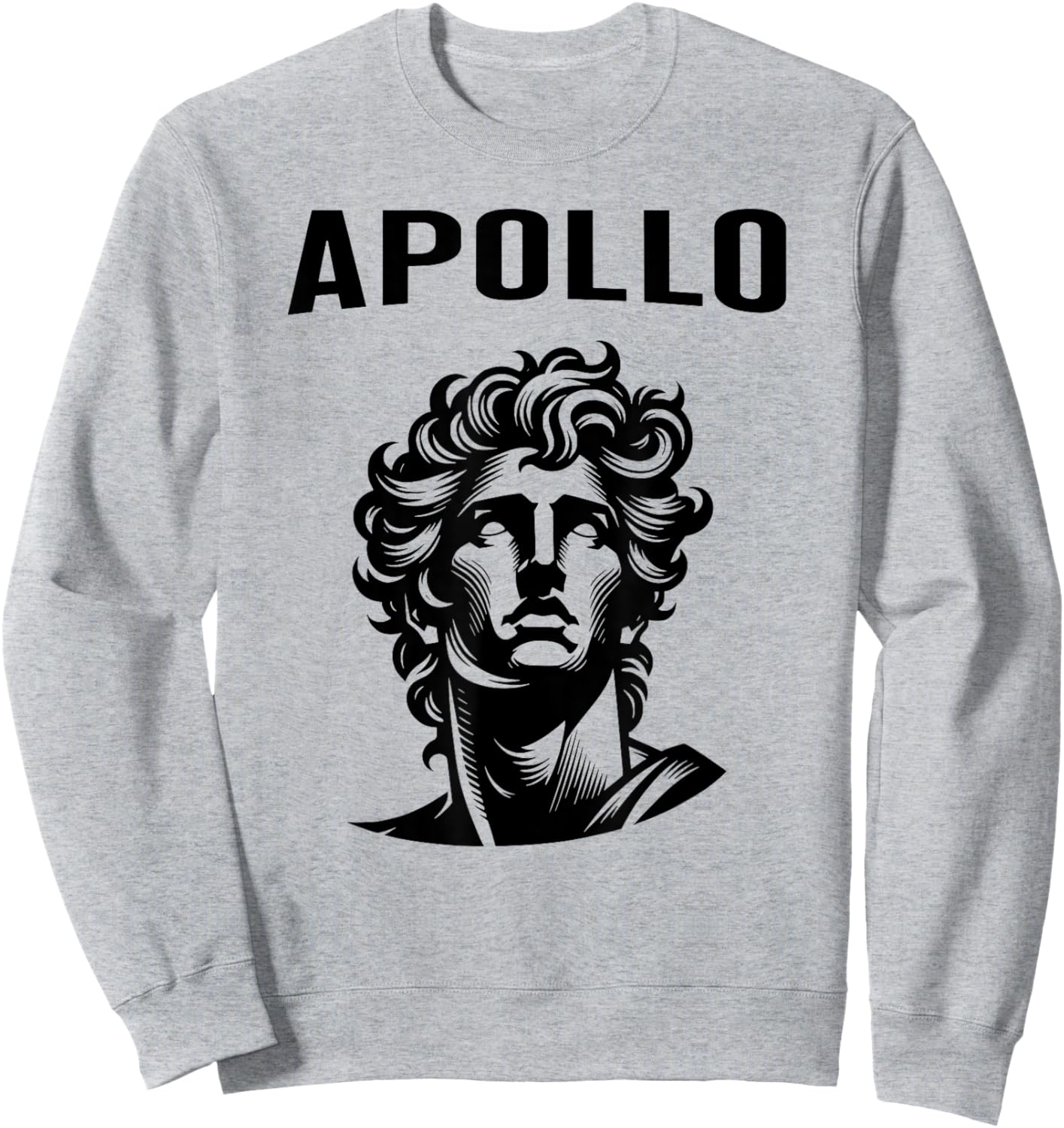 Apollo Ancient Greek God Sweatshirt - Sweatshirt | Ash