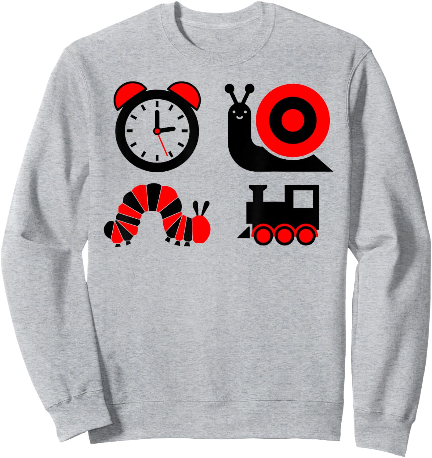 High Contrast Baby Sweatshirt - Sweatshirt | Ash