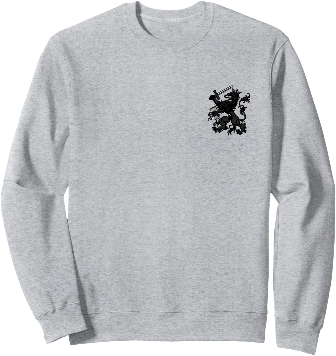 Netherlands Flag Dutch Pride Holland Roots Lion Coat of Arms Sweatshirt - Sweatshirt | Ash