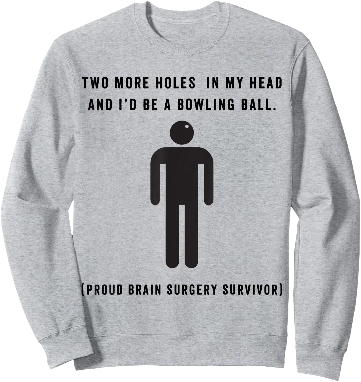 Funny Brain Tumor Awareness T Shirt Grey Matters Cancer Sweatshirt - Sweatshirt | Ash