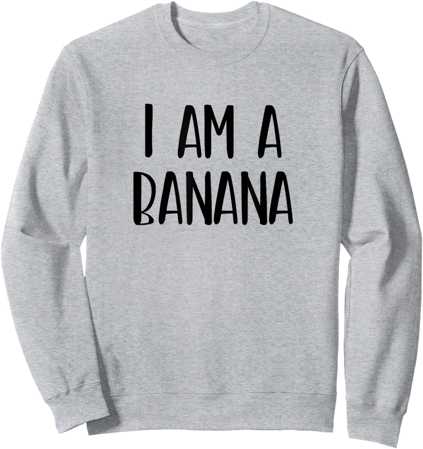 I Am A Banana Halloween I'm Simple Costume Lazy Sweatshirt - Sweatshirt | Ash