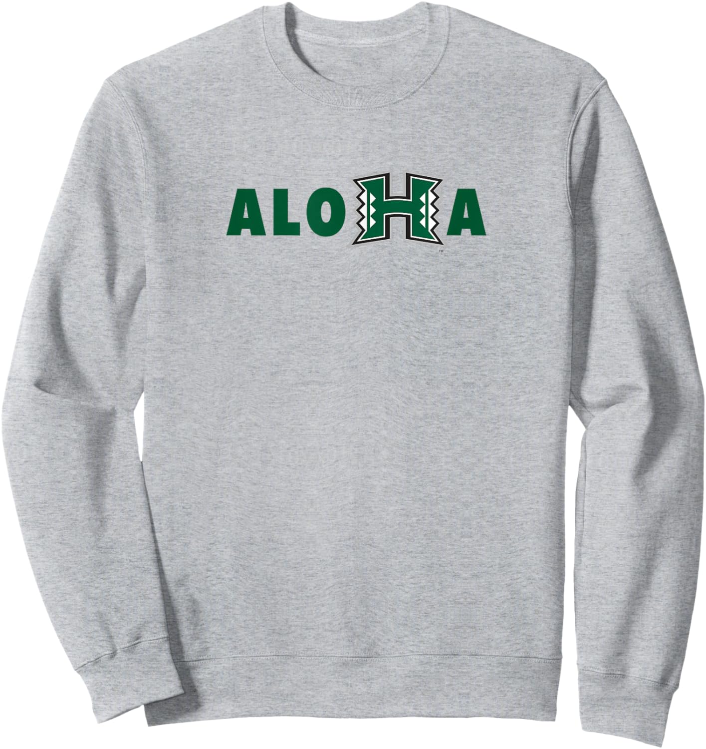 University of Hawaii Rainbow Warriors Aloha Sweatshirt - Sweatshirt | Ash