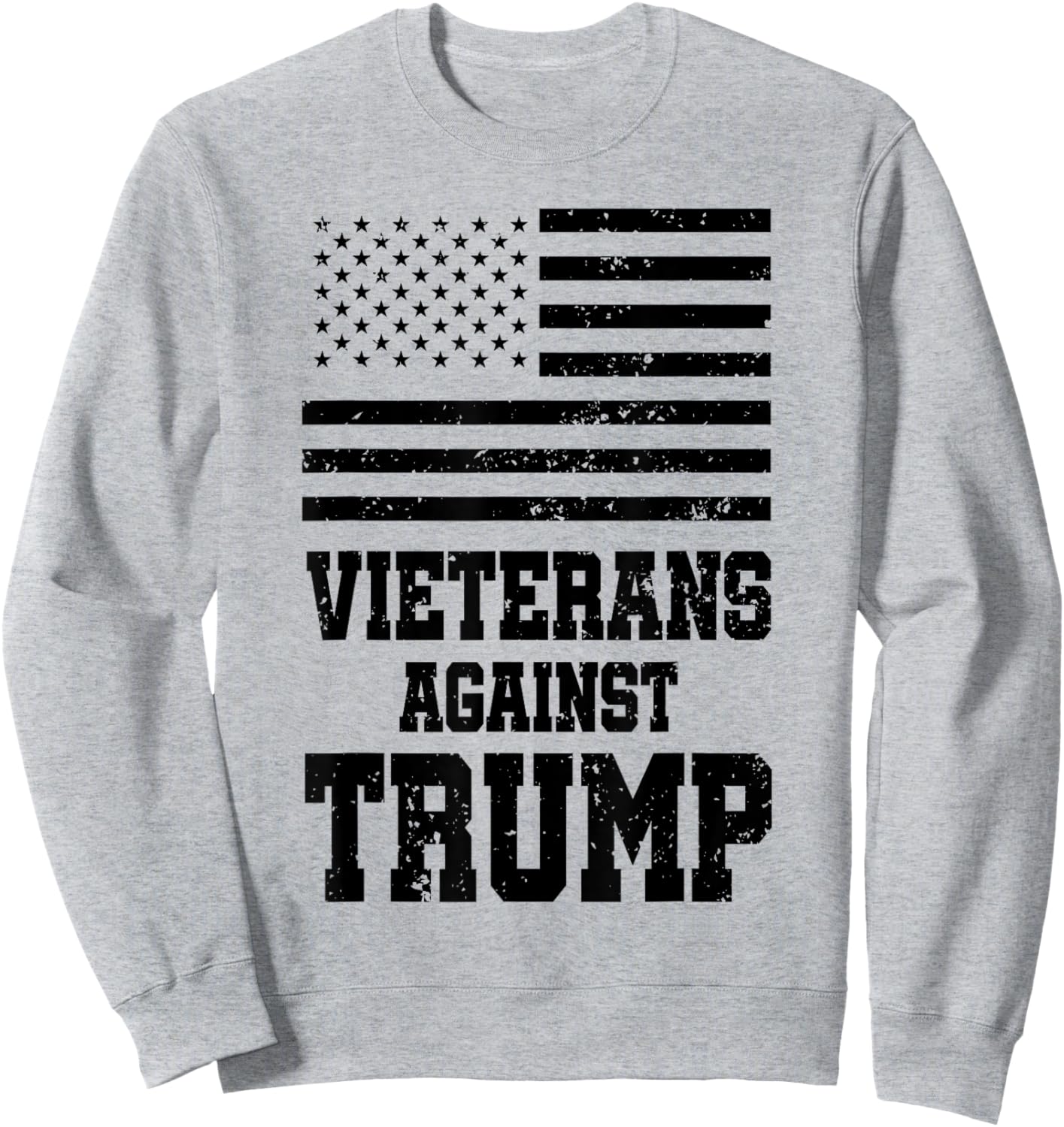 Veterans Against Trump Sweatshirt - Sweatshirt | Ash
